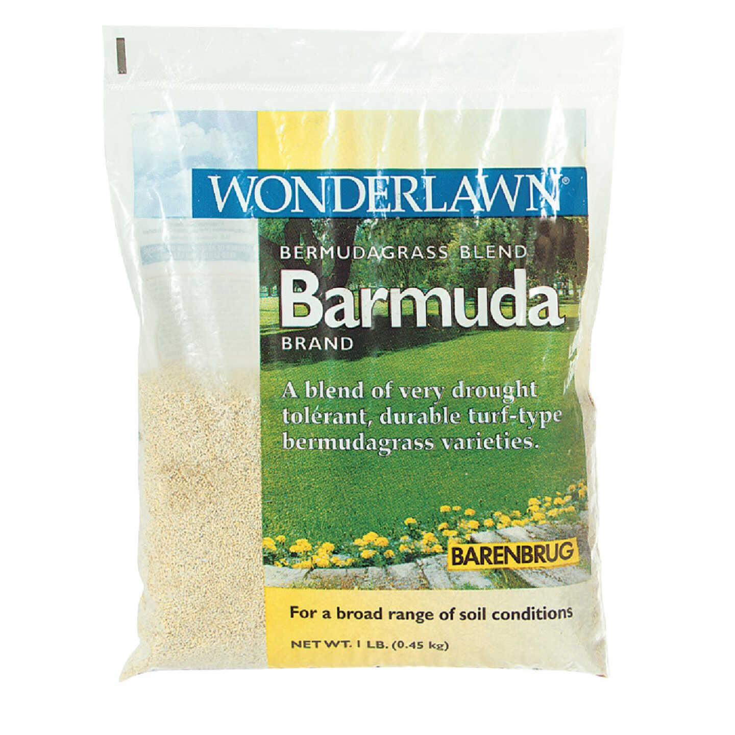 Wonderlawn 1 Lb. 225 Sq. Ft. Coverage 100% Bermuda Hulled Bermudagrass Grass Seed Image 1