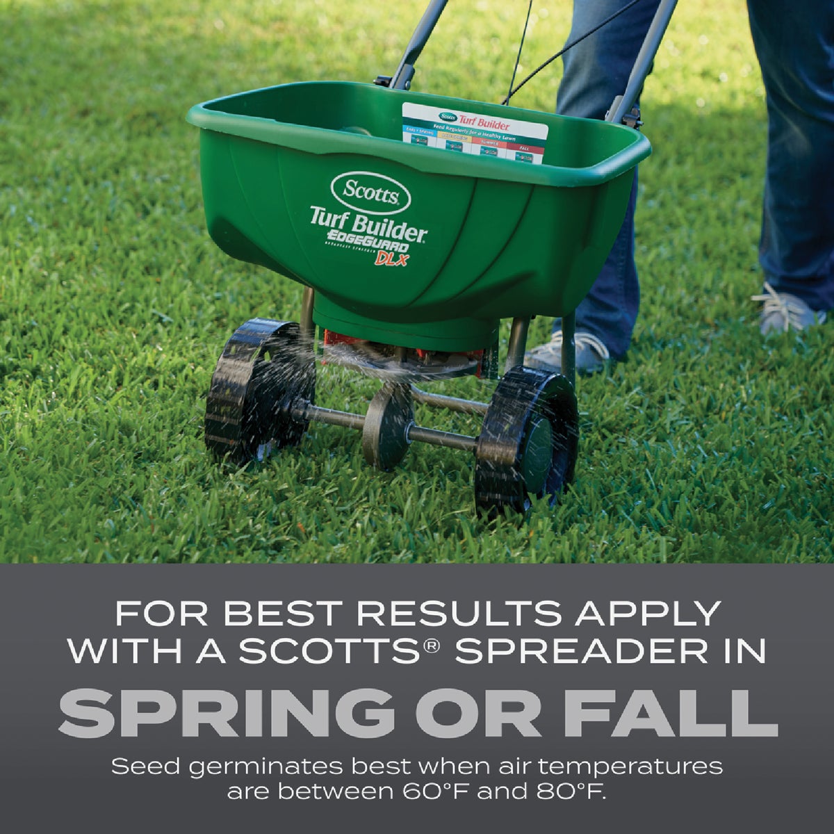 Scotts Turf Builder 5.6 Lb. 465 Sq. Ft. Pacific Northwest Mix Grass Seed, Fertilizer, and Soil Improver Combination Image 5