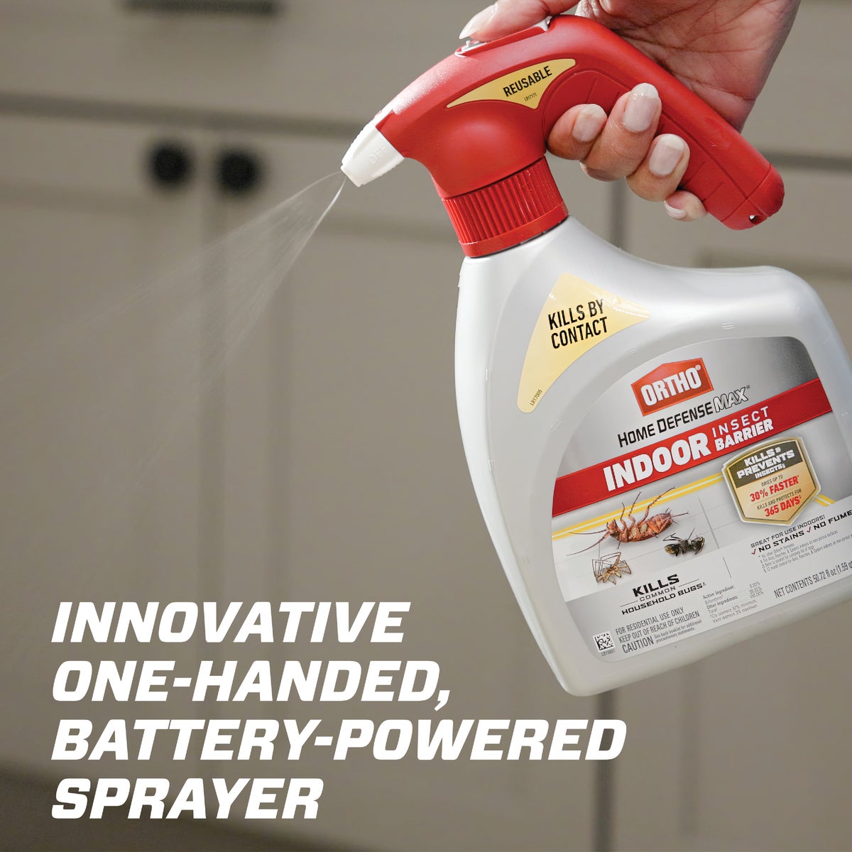Ortho Home Defense MAX 50 Oz. Battery Powered Sprayer Indoor Insect Barrier Image 2