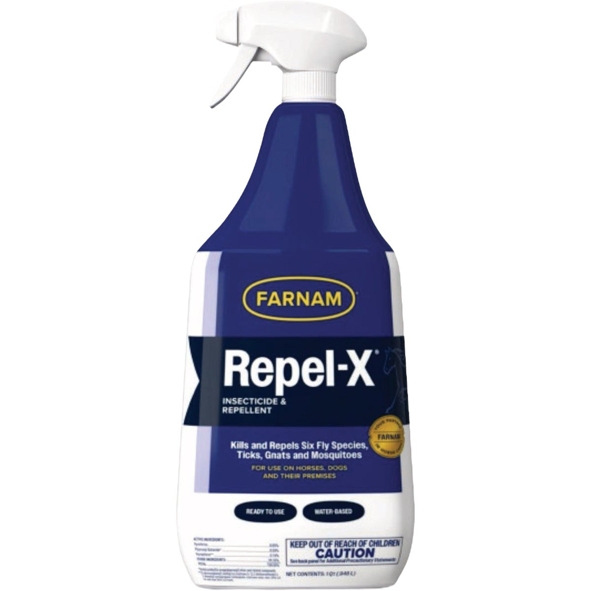 Farnam Repel-X 32 Oz. Trigger Spray Insecticide & Repellent for Horses