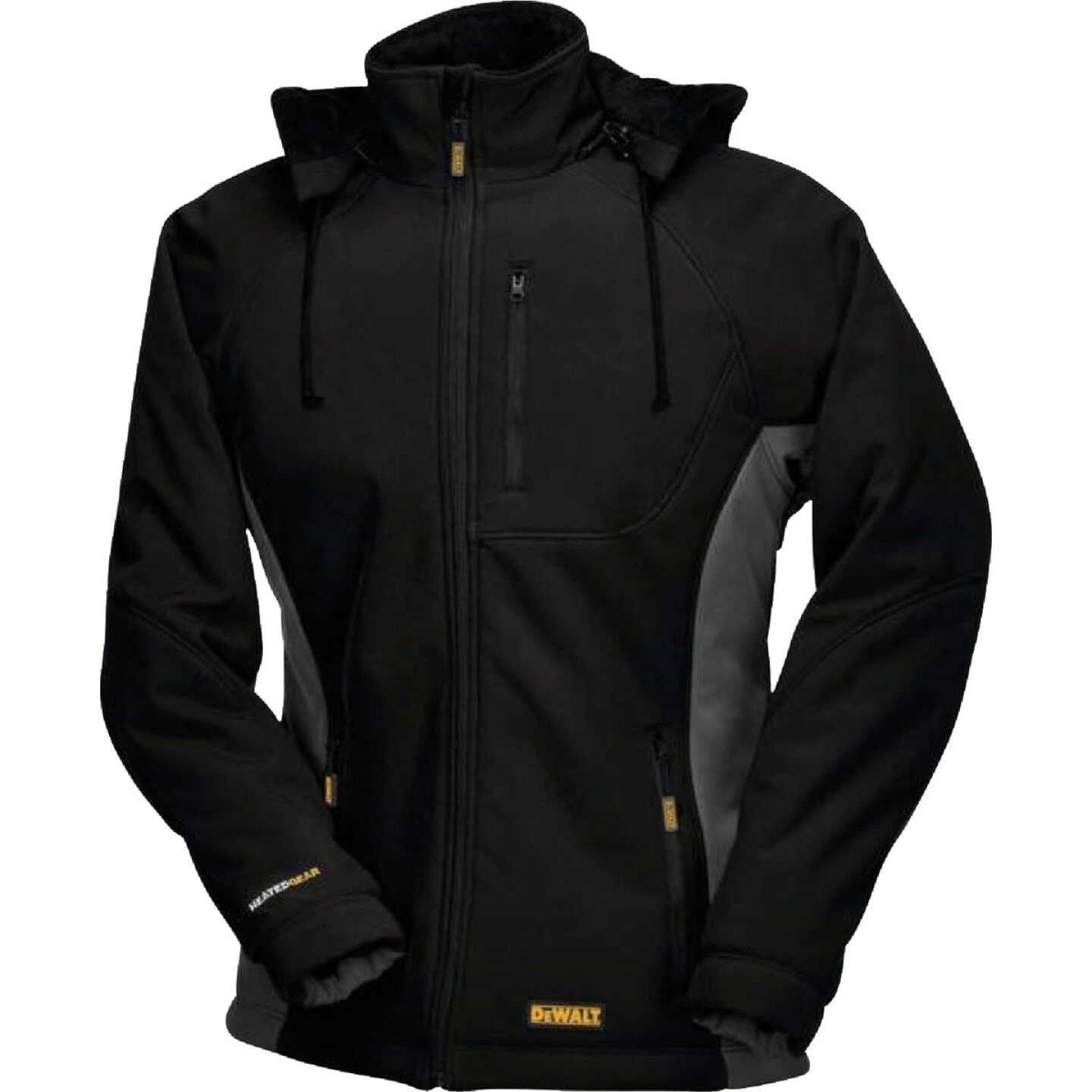 DEWALT Women's Black Soft Shell Heated Coat Kit, L Image 5