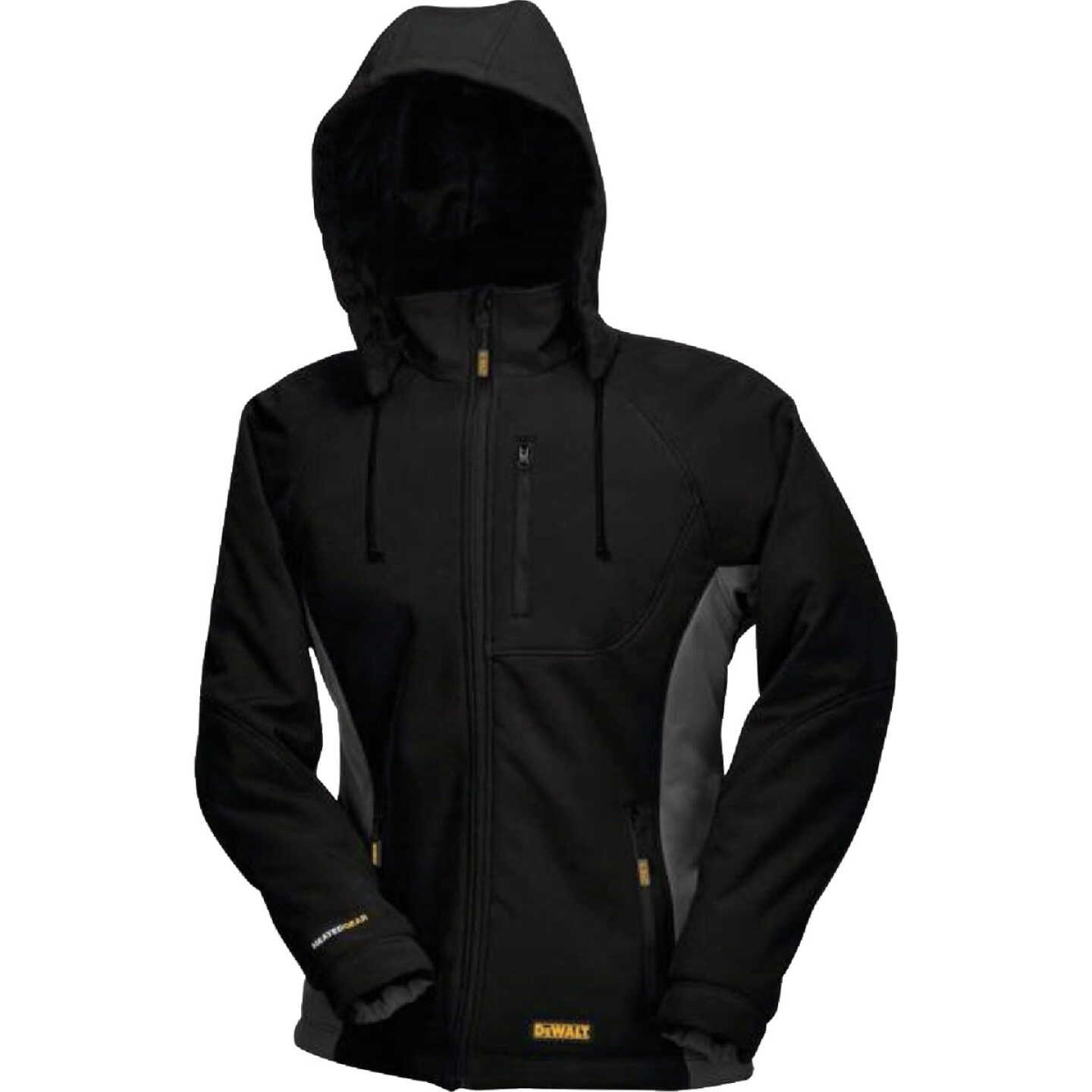 DEWALT Women's Black Soft Shell Heated Coat Kit, L Image 6