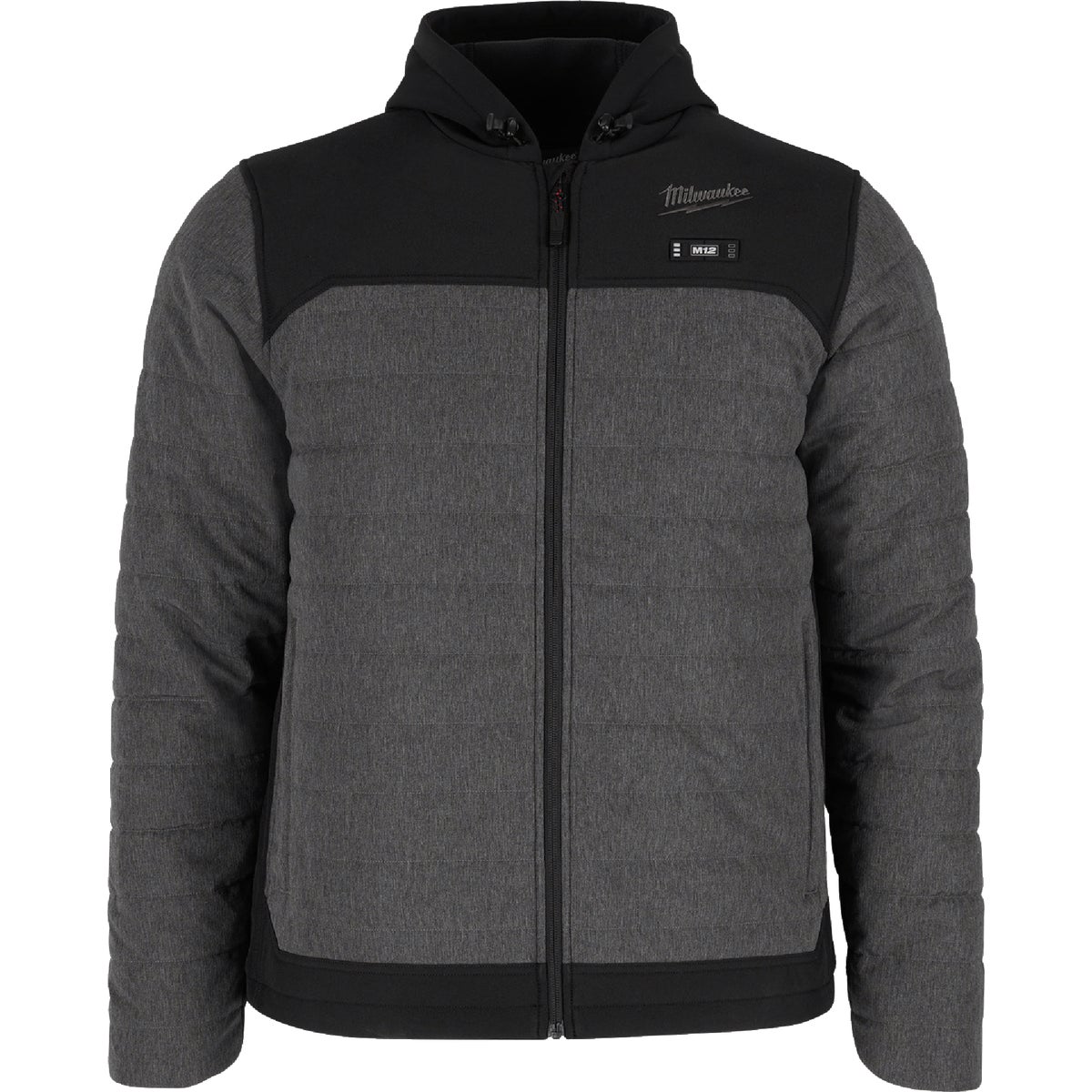 Milwaukee M12 AXIS Men's Gray Cordless Heated Jacket, L