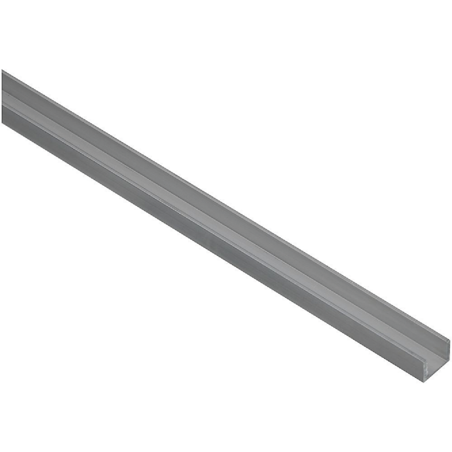 Hillman Steelworks Aluminum Mill 3/8 In. x 4 Ft., 1/16 In. U-Channel Image 1