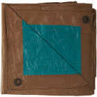 Do it Best 1 Side Green/1 Side Brown Woven 8 Ft. x 10 Ft. Medium Duty Poly Tarp Image 5