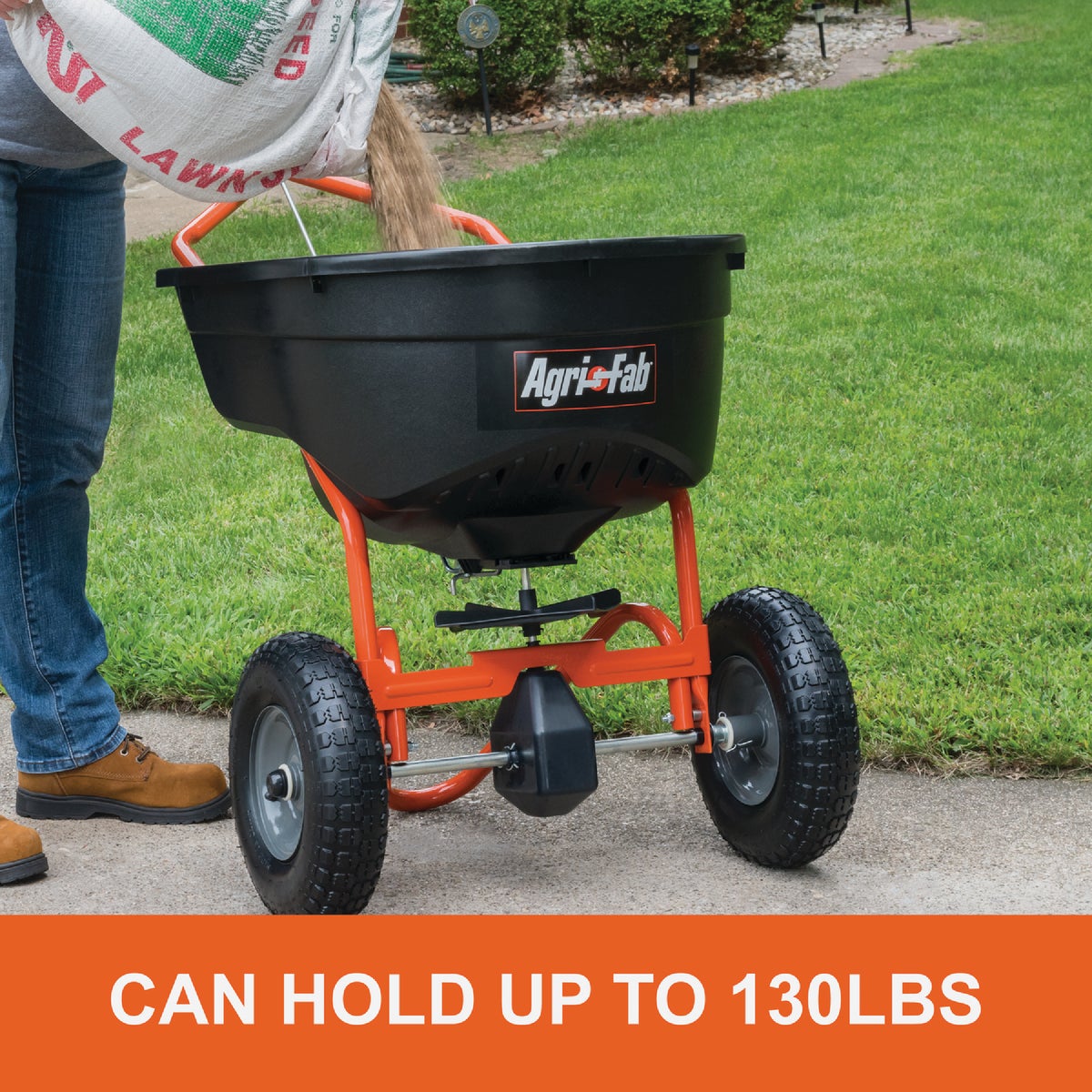 Agri-Fab 130 Lb. Push Broadcast Spreader Image 6