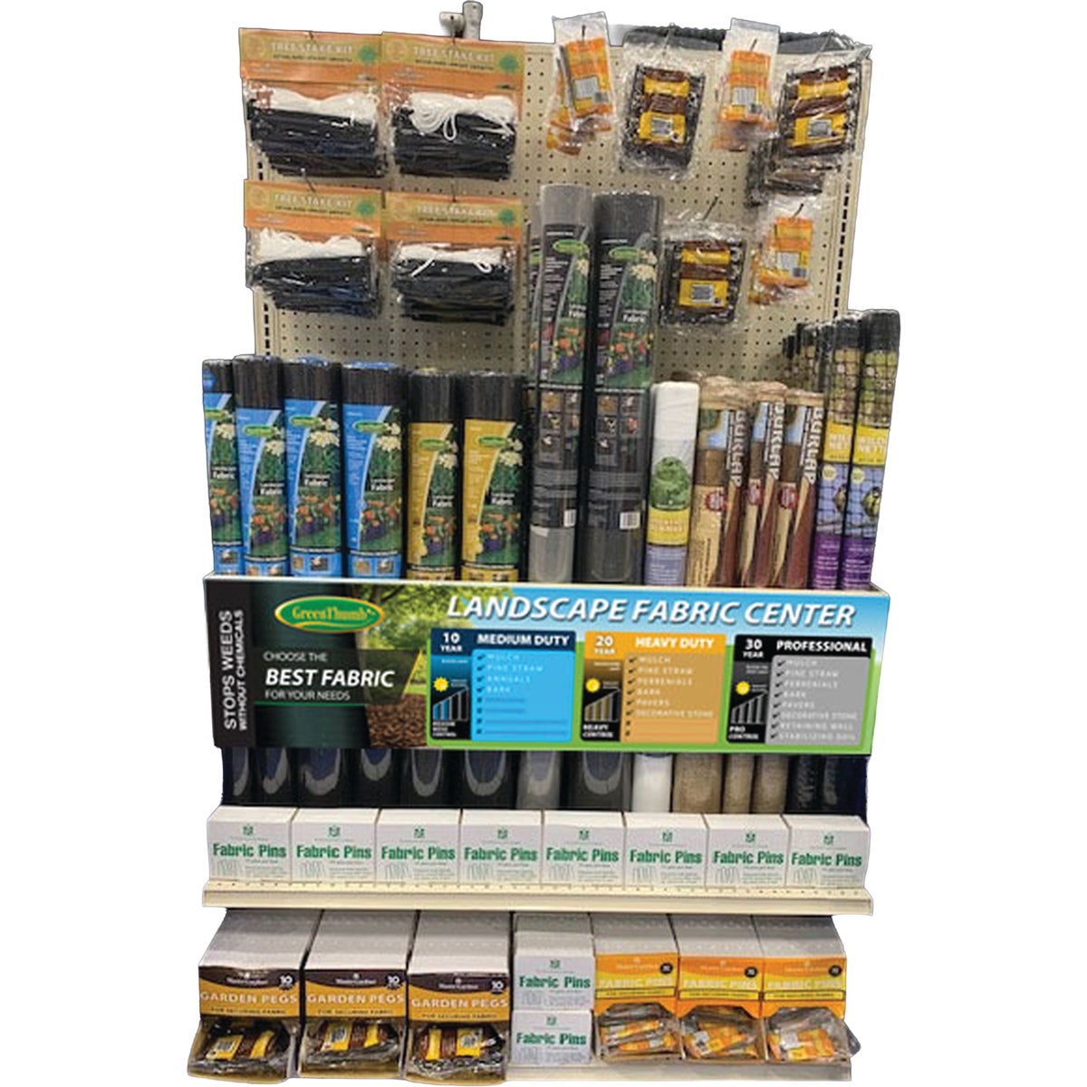 Master Gardner Vertical Gondola Fabric Rack Display Image 1