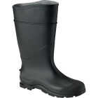Servus Men's Size 11 Black Plain Toe PVC Rubber Boot Image 1