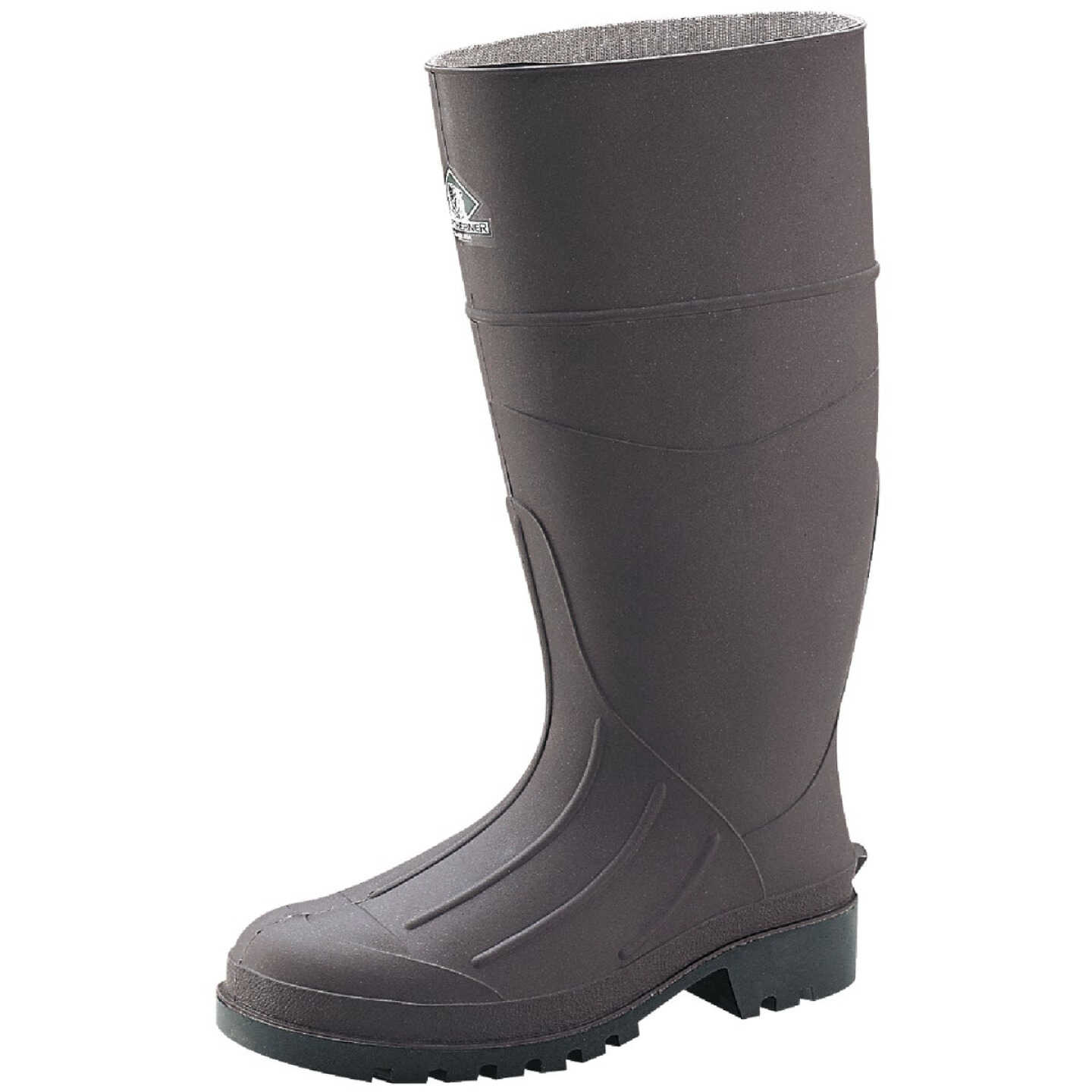 Servus Men's Size 10 Brown PVC Rubber Work Boot Image 1