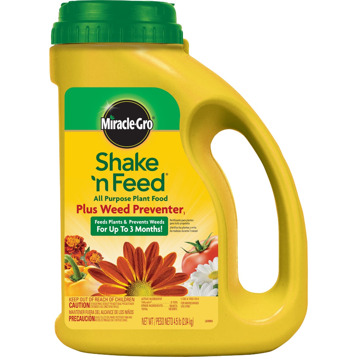 Miracle-Gro Shake 'n Feed 4.5 Lb. All Purpose Plant Food Plus Weed Preventer Image 1