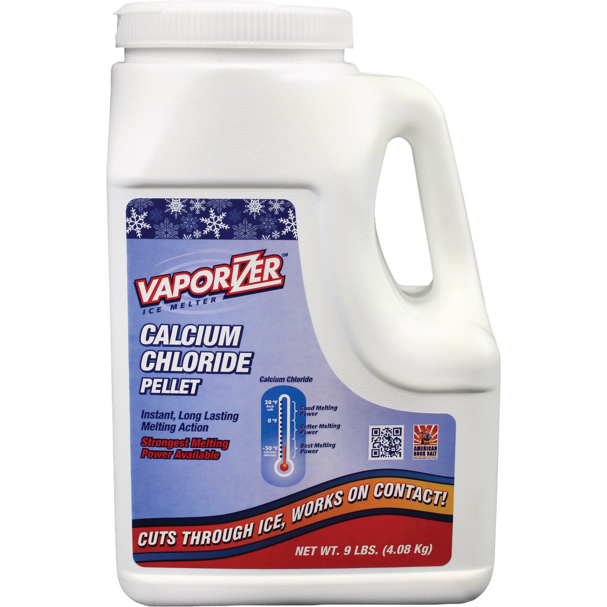 Vaporizer 9 Lb. Calcium Chloride Pellet Ice Melt