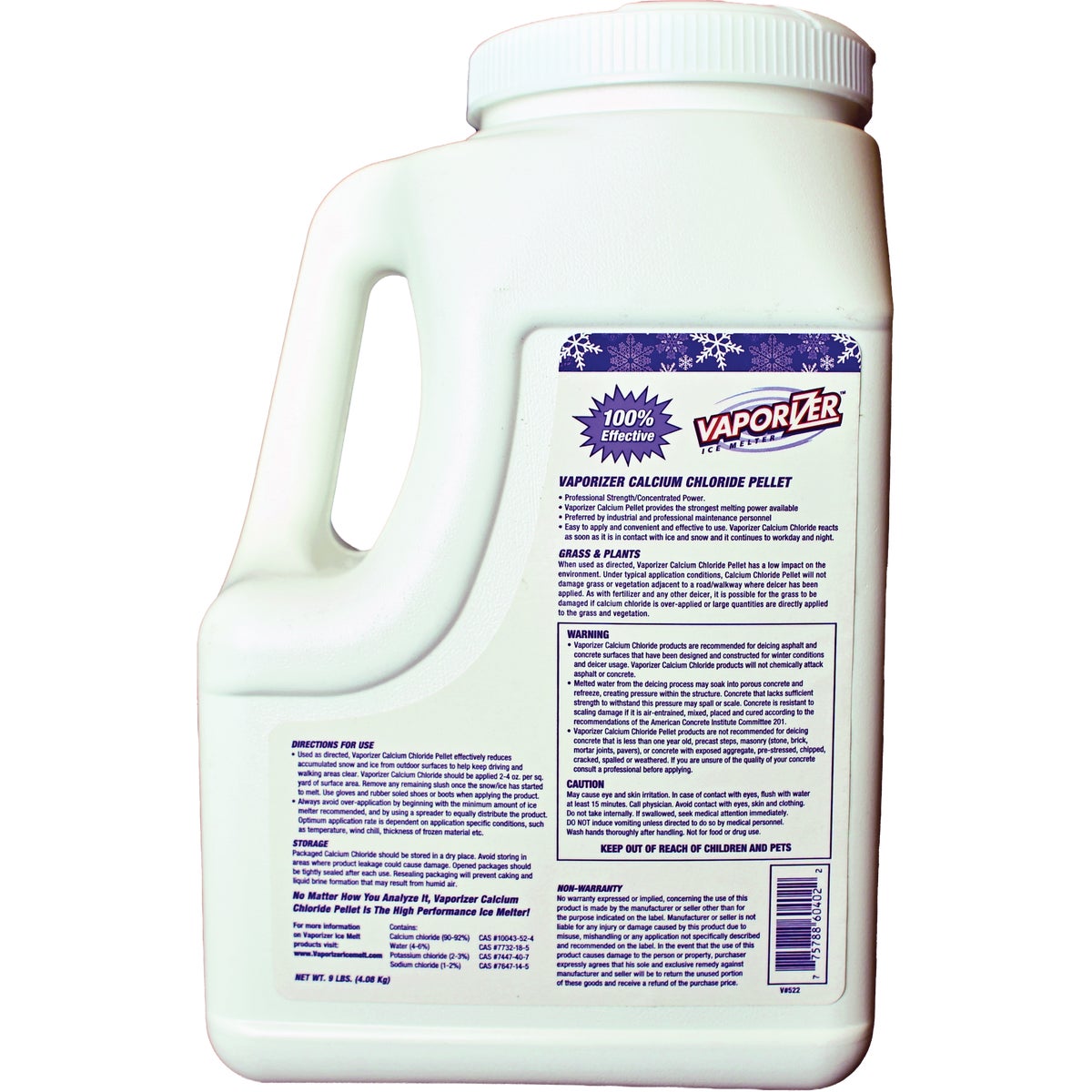 Vaporizer 9 Lb. Calcium Chloride Pellet Ice Melt Image 3