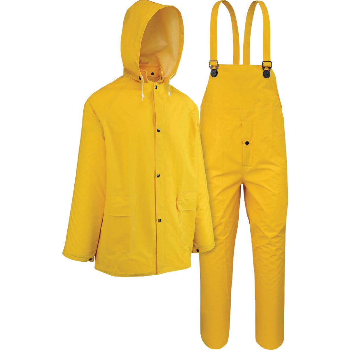 Boss 2XL 3-Piece Yellow PVC Rain Suit