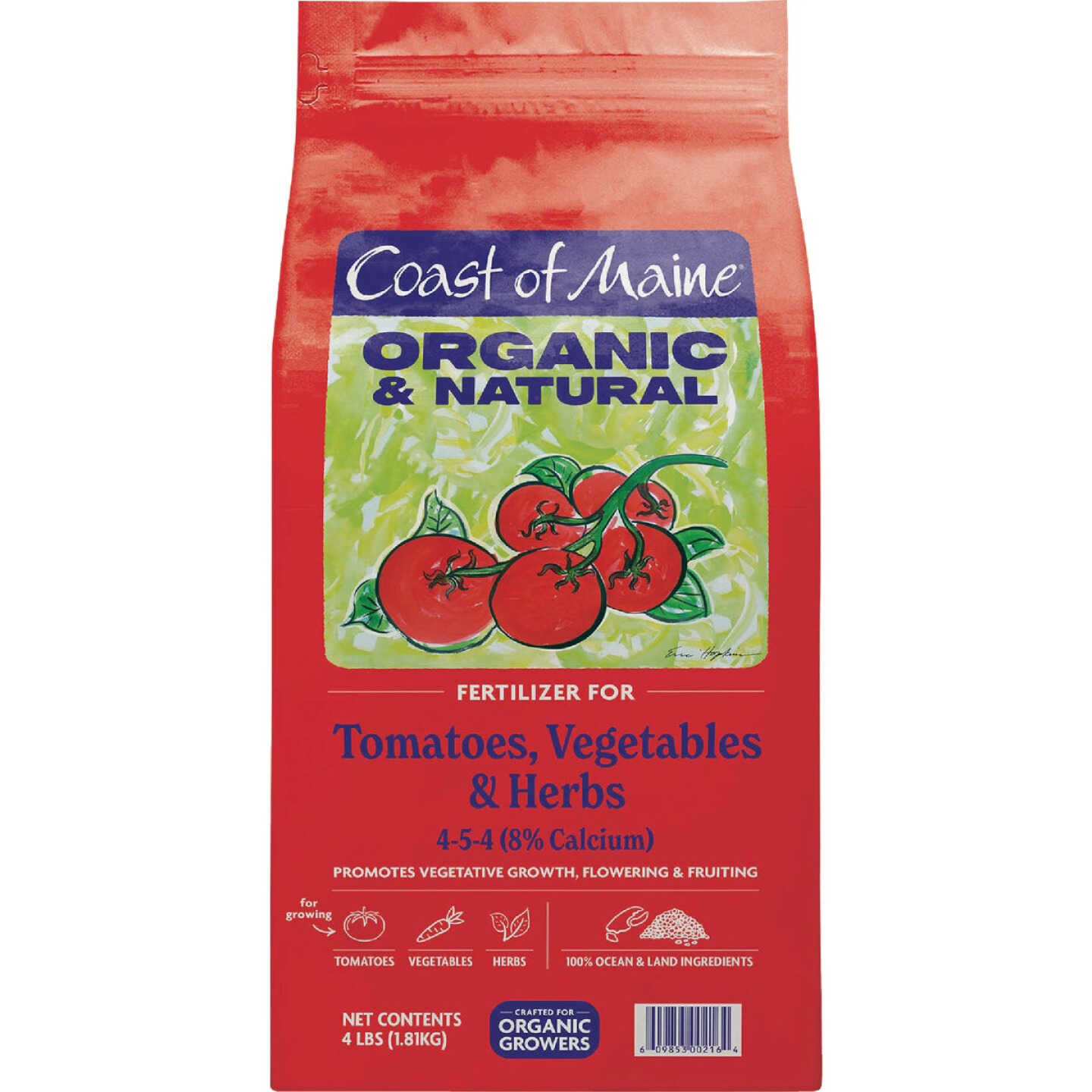 Coast of Maine 4 Lb. Organic & Natural Tomato, Vegetable, & Herb Fertilizer Image 1