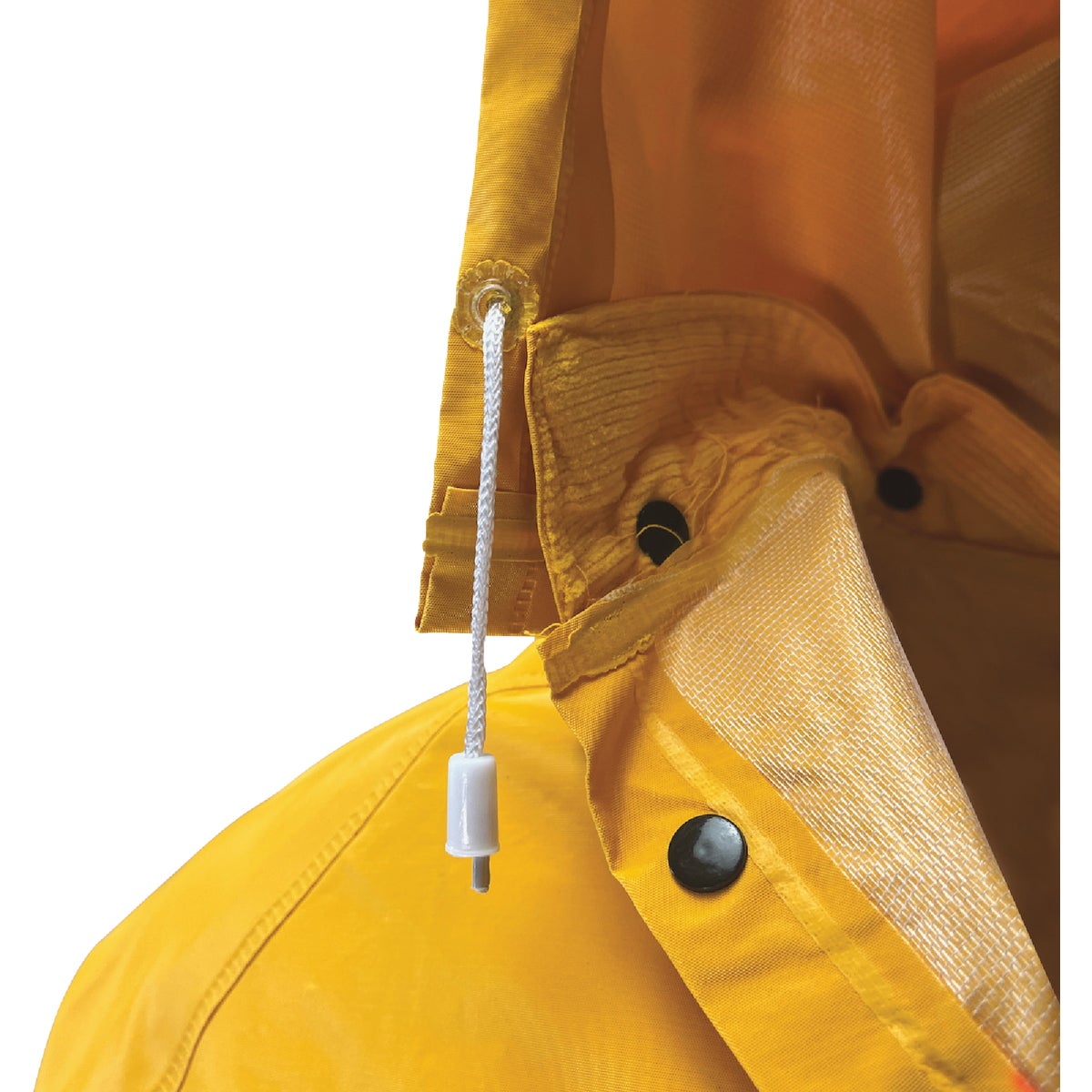 Boss Large Yellow PVC Rain Coat Image 5