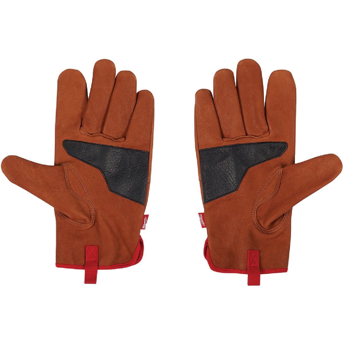 Milwaukee Unisex Medium Goatskin Leather Work Gloves Image 3