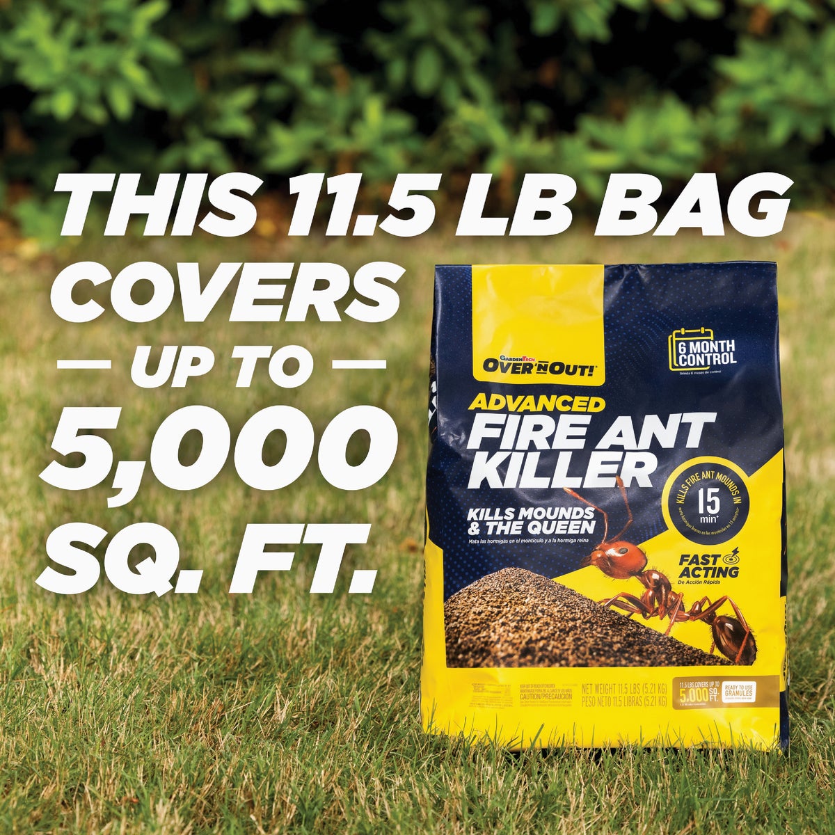 Over 'n Out! 11.5 Lb. Ready To Use Granules Fire Ant Killer Image 6