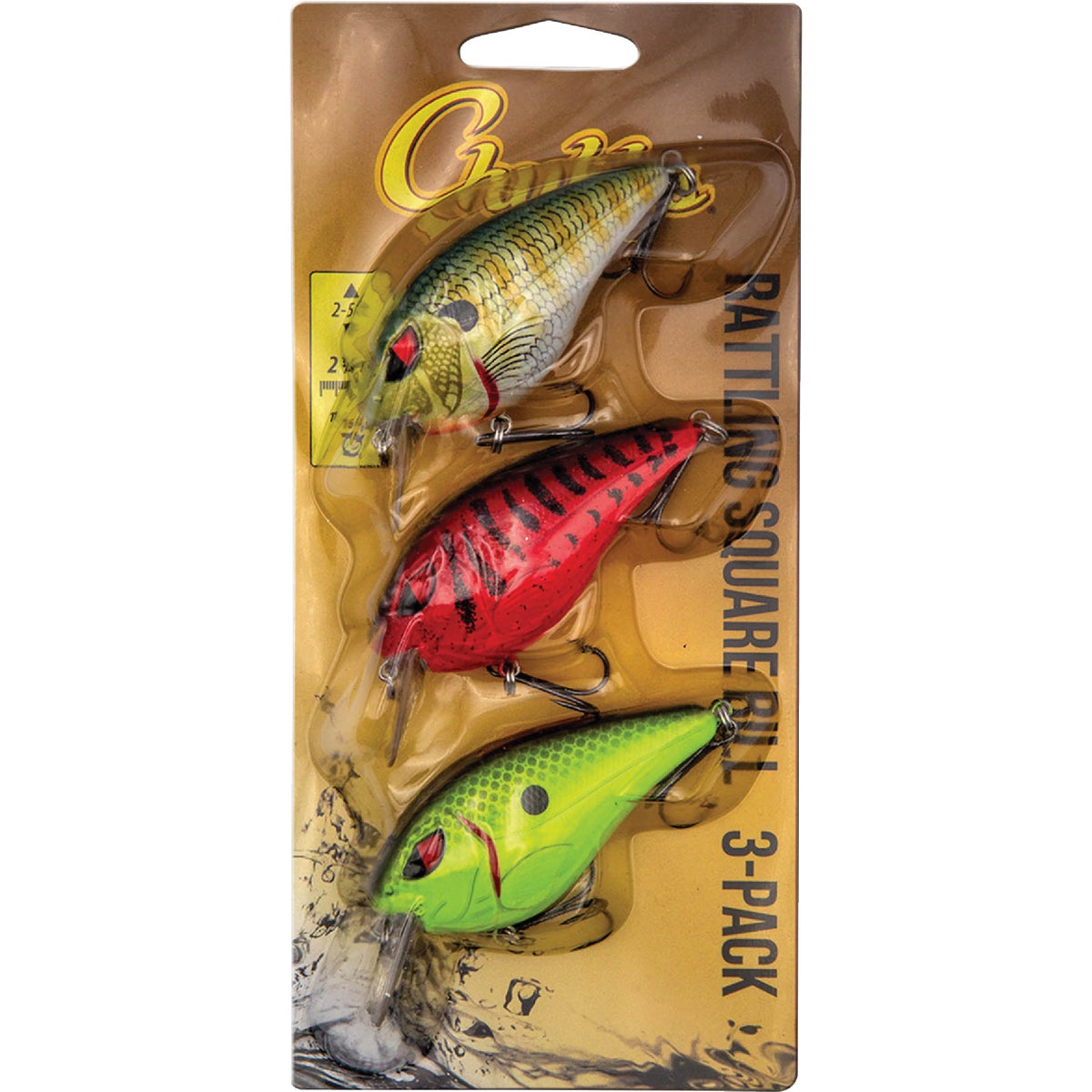 Chubbs Rattling Square Bill Pro Pack (3-Piece)