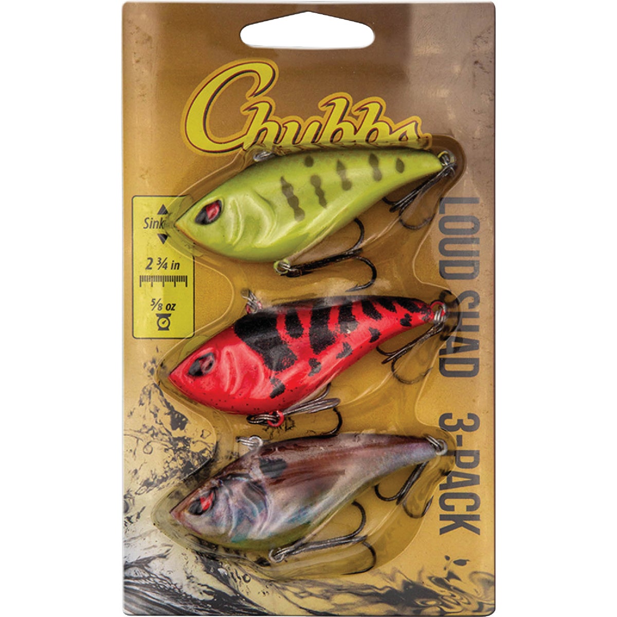 Chubbs Loud Shad Pro Pack (3-Piece)