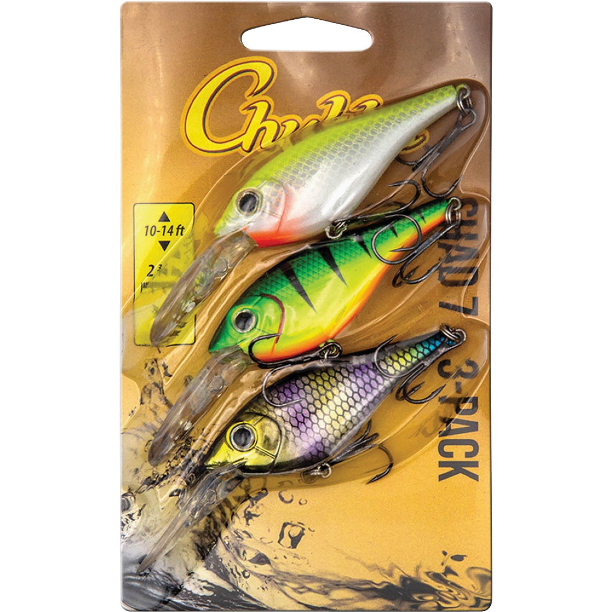 Chubbs Walleye Shad Pro Pack (3-Piece)