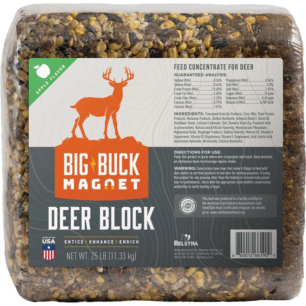Big Buck Magnet 25 Lb. Deer Block