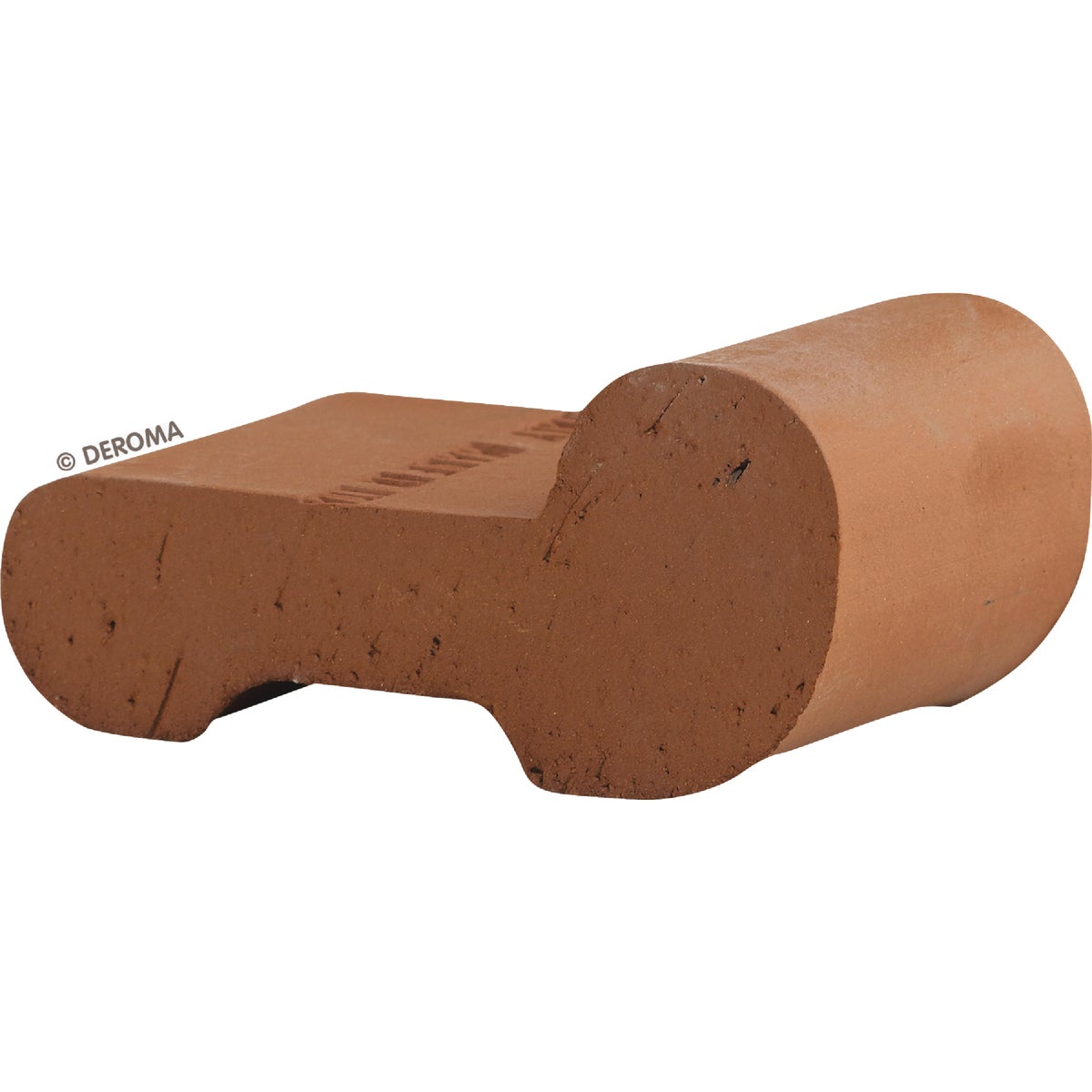 Deroma 1.6 In. Red Terra Cotta Planter Feet (3-Pack)