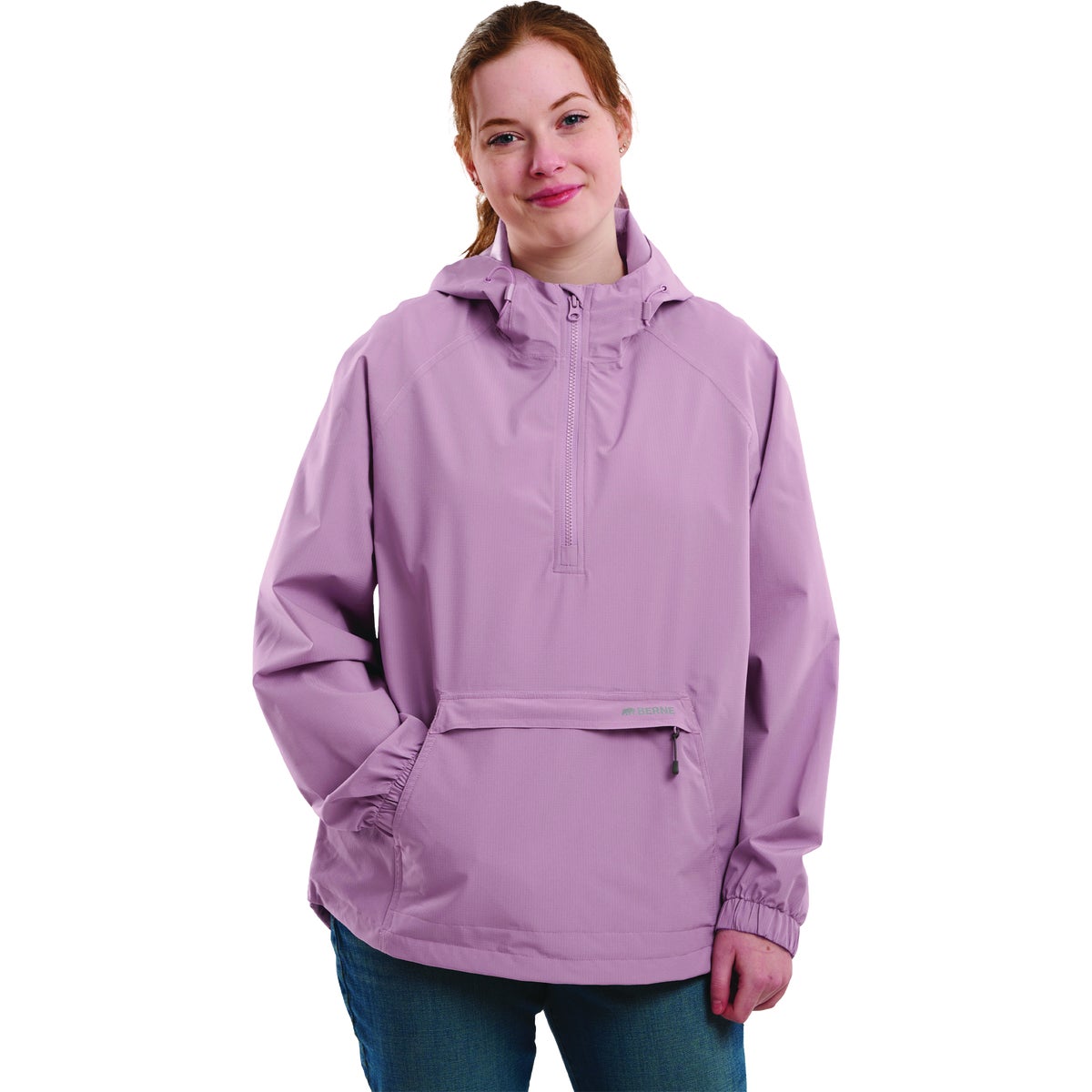 Berne Weather Warrior Women's XL Elderberry Packable Rain Jacket