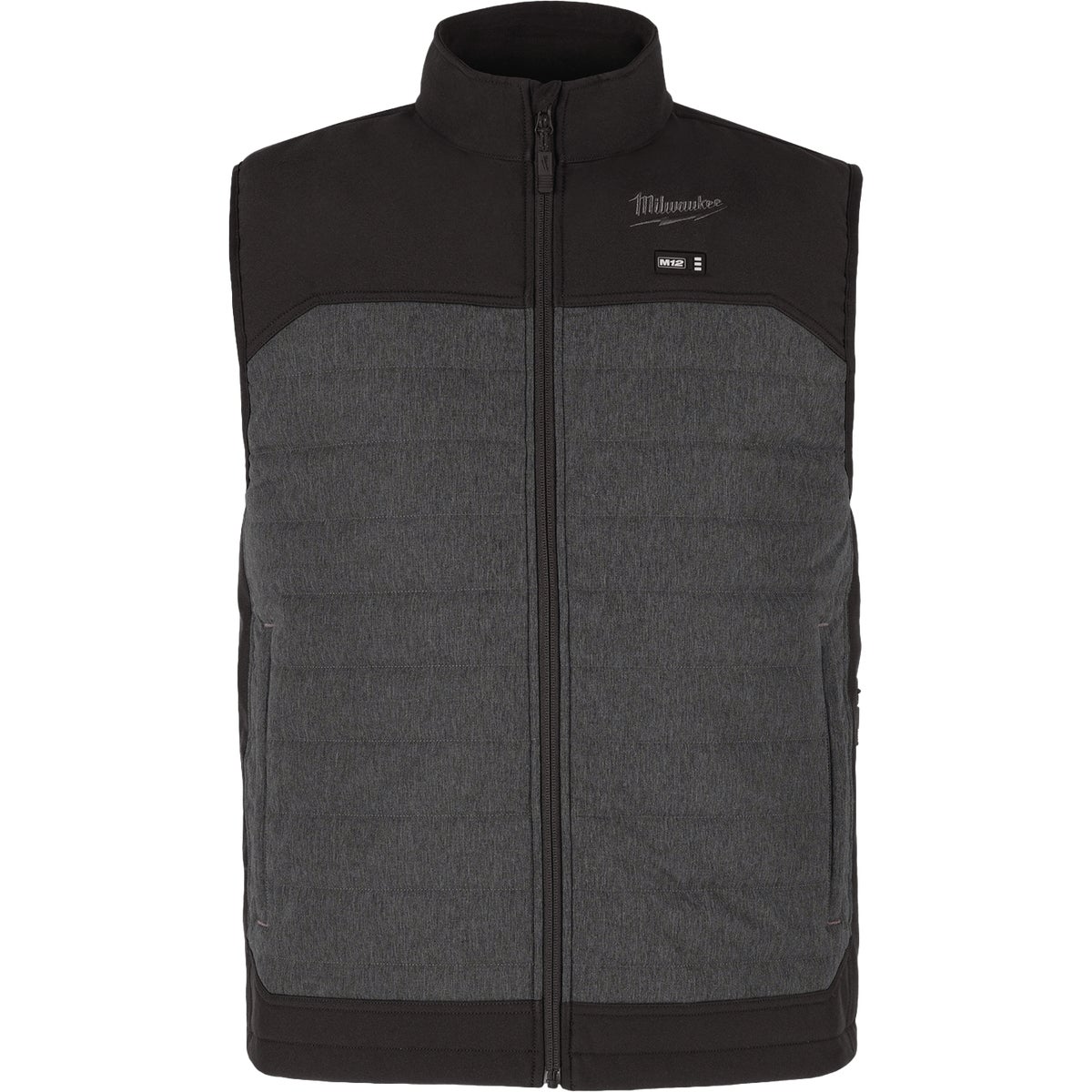 Milwaukee M12 AXIS Men's Gray Cordless Heated Vest, L
