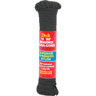 Do it Best 1/8 In. x 50 Ft. Black Braided Polypropylene Paracord Image 1