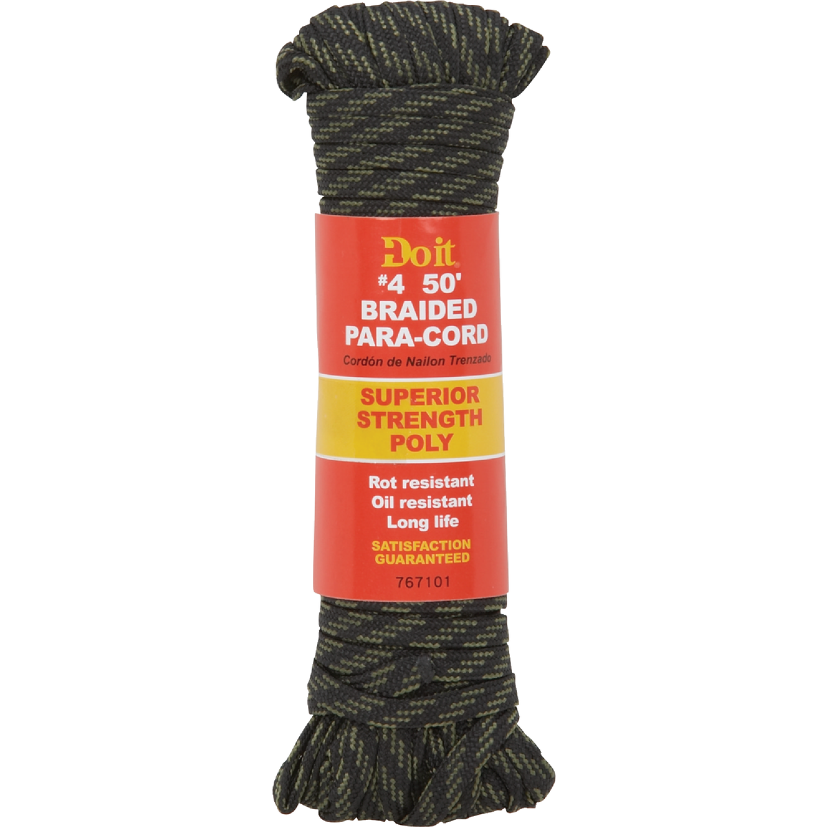 Do it Best 1/8 In. x 50 Ft. Camouflage Braided Polypropylene Paracord