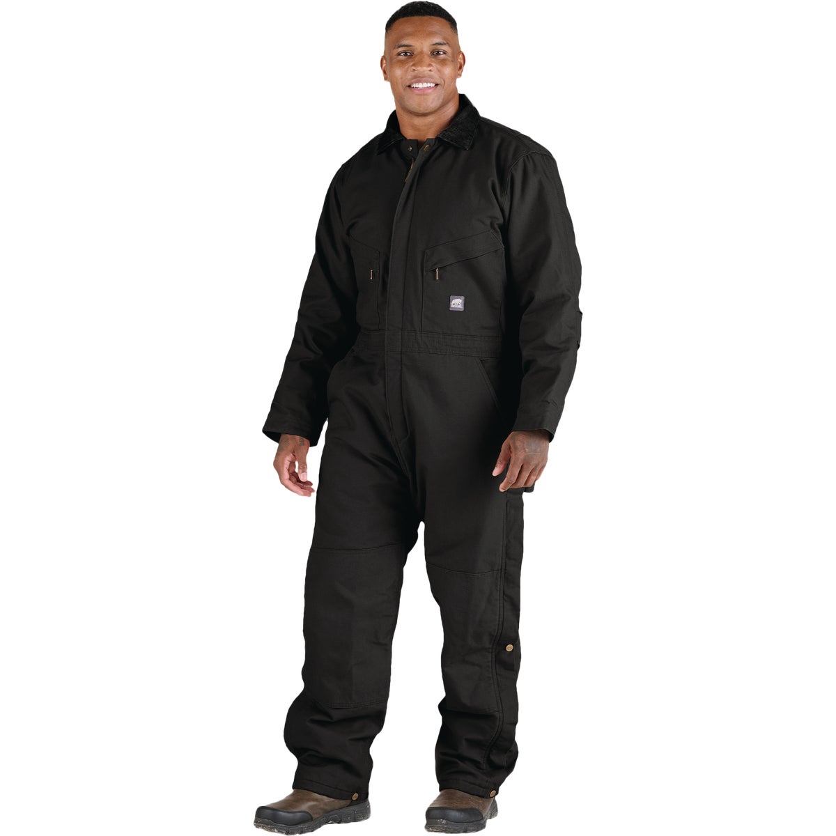 Berne Men's X Black Heritage Insulated Duck Coverall