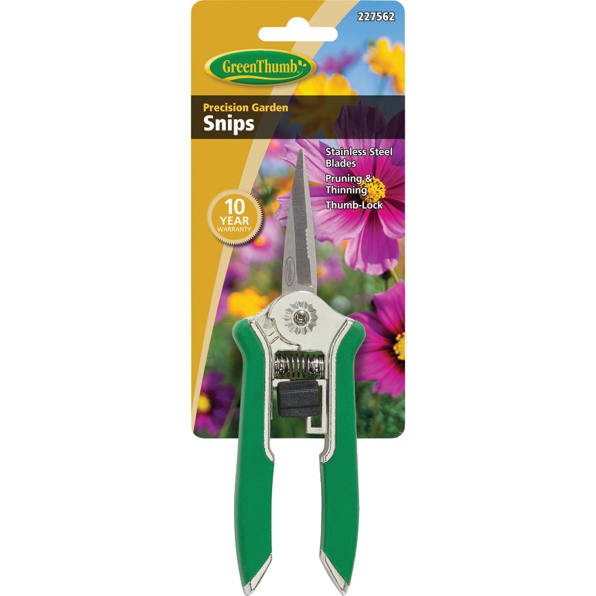 Green Thumb 6 In. Heavy Duty Stainless Steel Mini Floral Snips Image 2