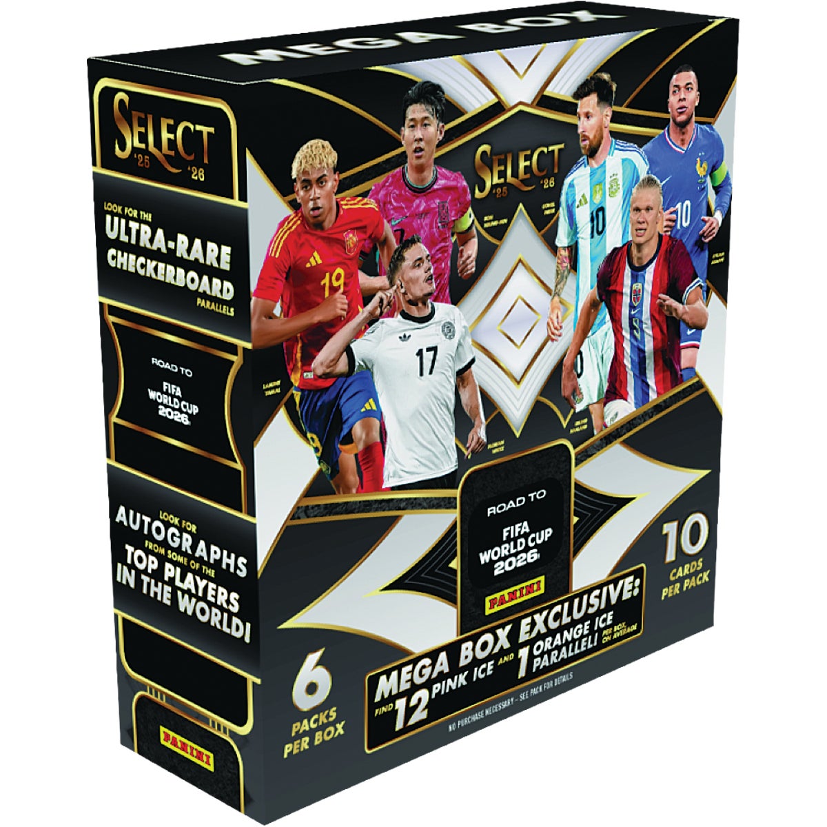 Panini 2025/26 Select Road to World Cup Mega Blaster Box