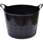 Tuff Stuff 16 Gal. Black Plastic Flex Tub Image 1