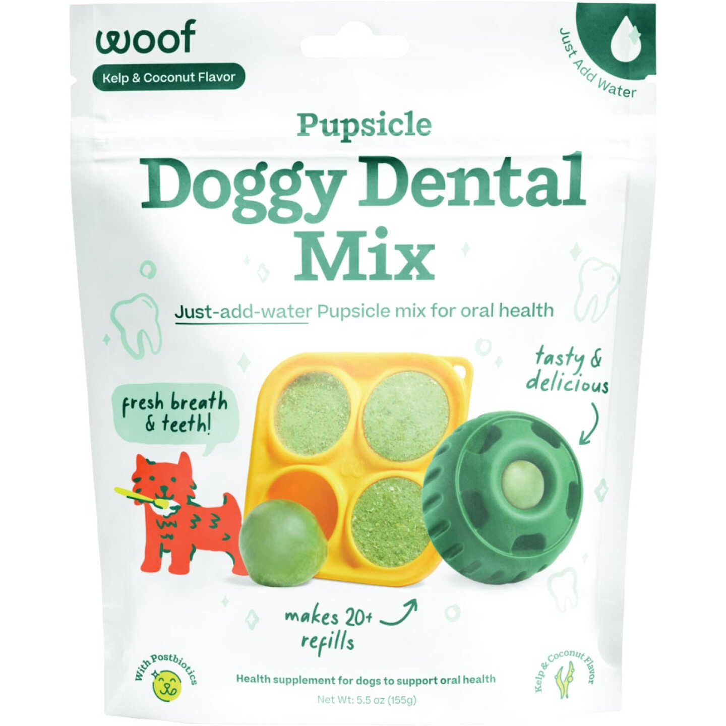 Woof Pupsicle 5.5 Oz. Doggy Dental Treat Mix Image 1