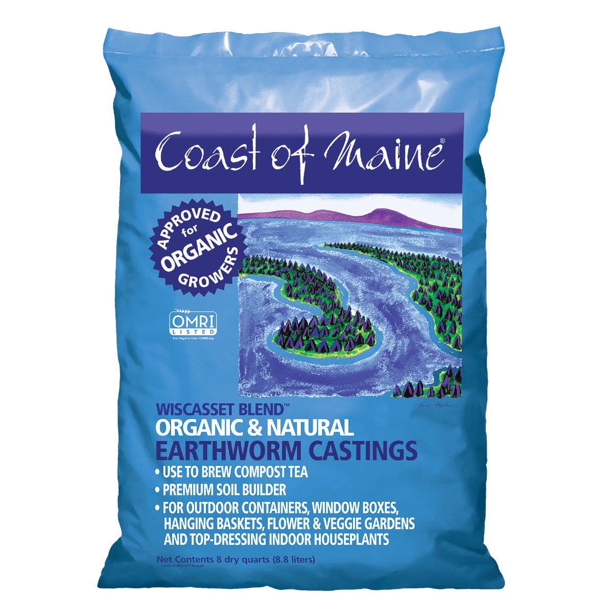 Coast of Maine Wiscasset Blend 8 Qt. Organic Earthworm Castings Image 3
