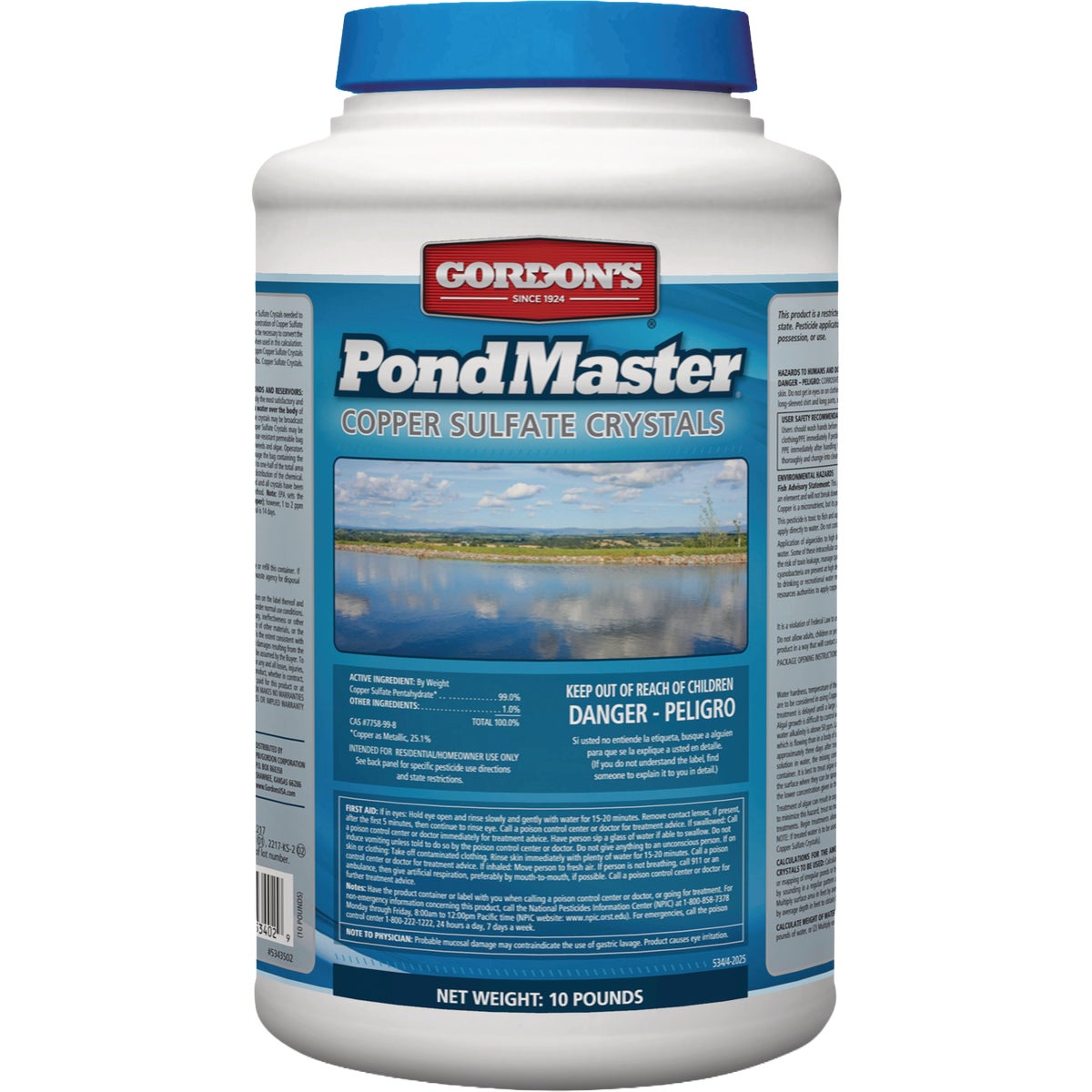 Gordon's PondMaster 10 Lb. Copper Sulfate Crystals Image 1