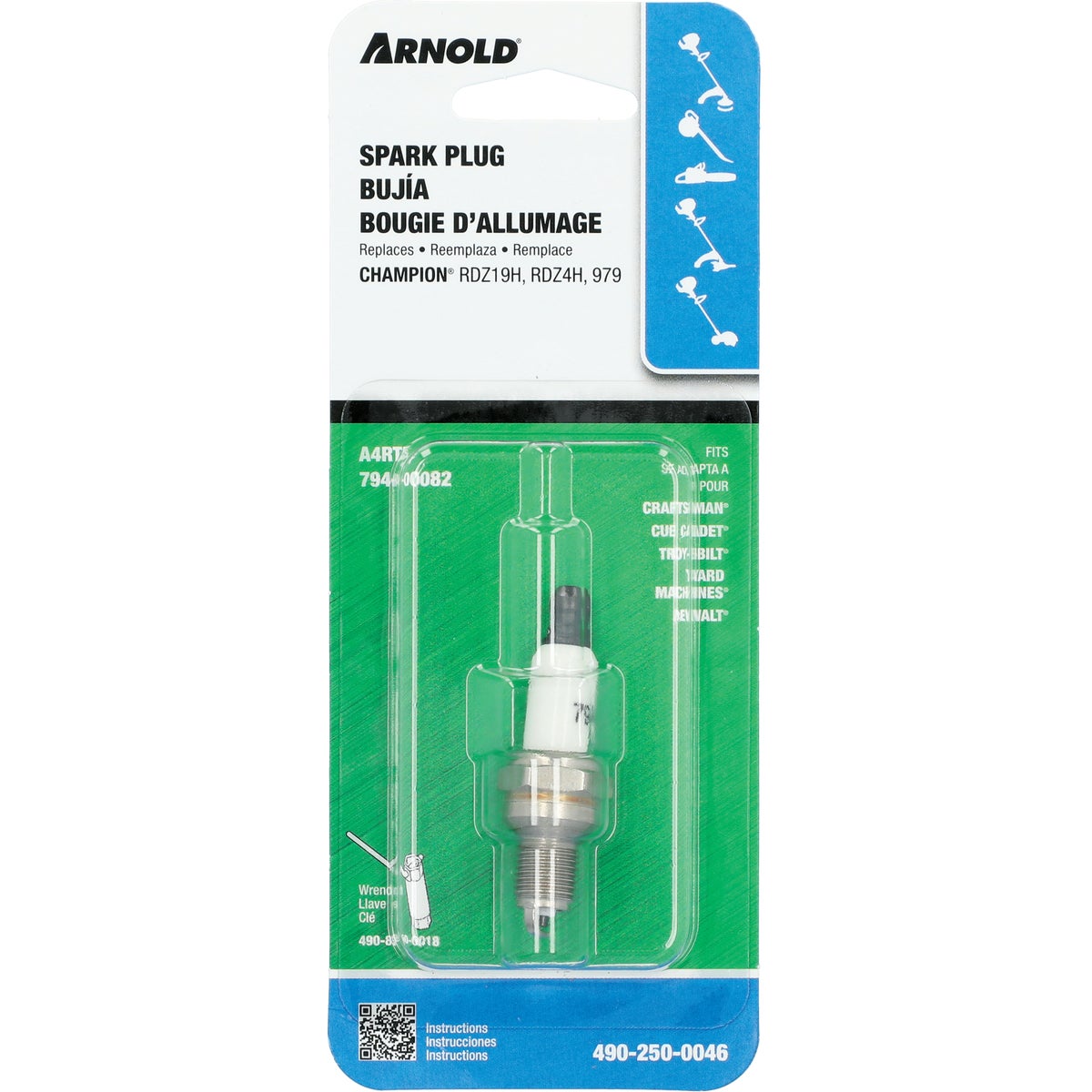 Arnold Universal Small Engine 4-Cycle Spark Plug Image 2