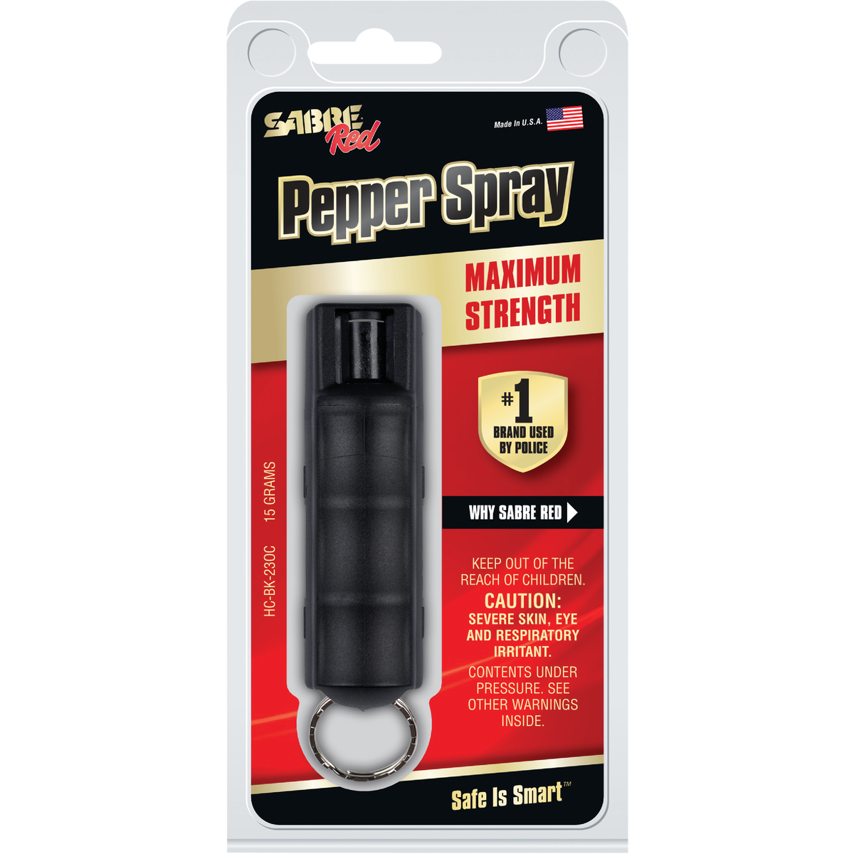 Sabre Red 0.50 Oz. Black Pepper Spray Image 2