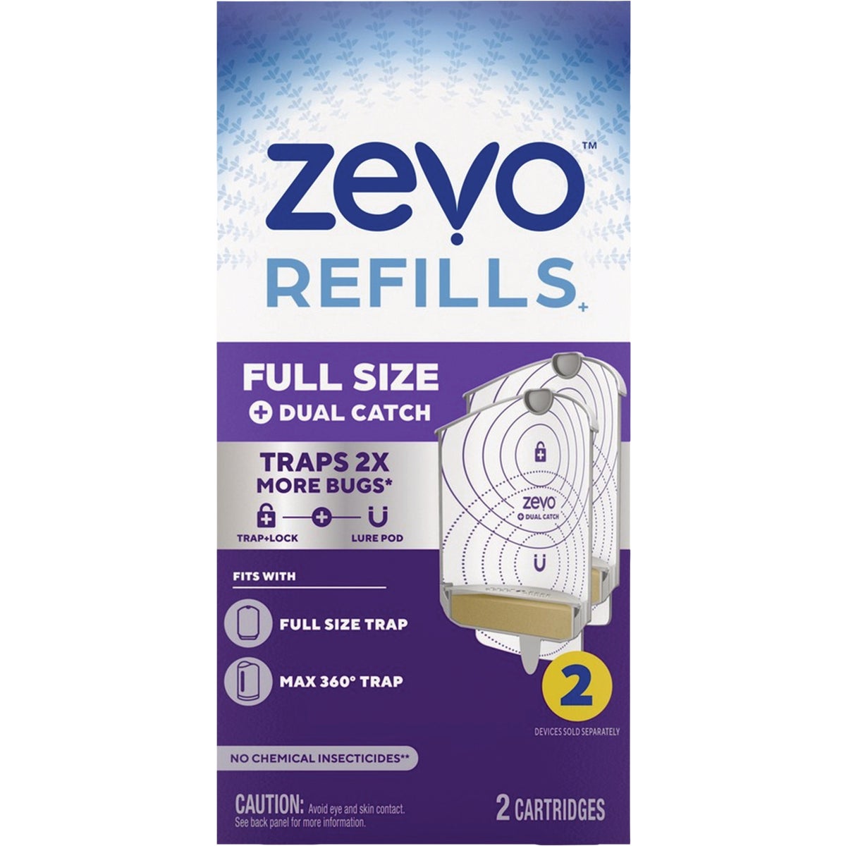 Zevo Plug-in Trap Refill Cartridges (2-Pack)