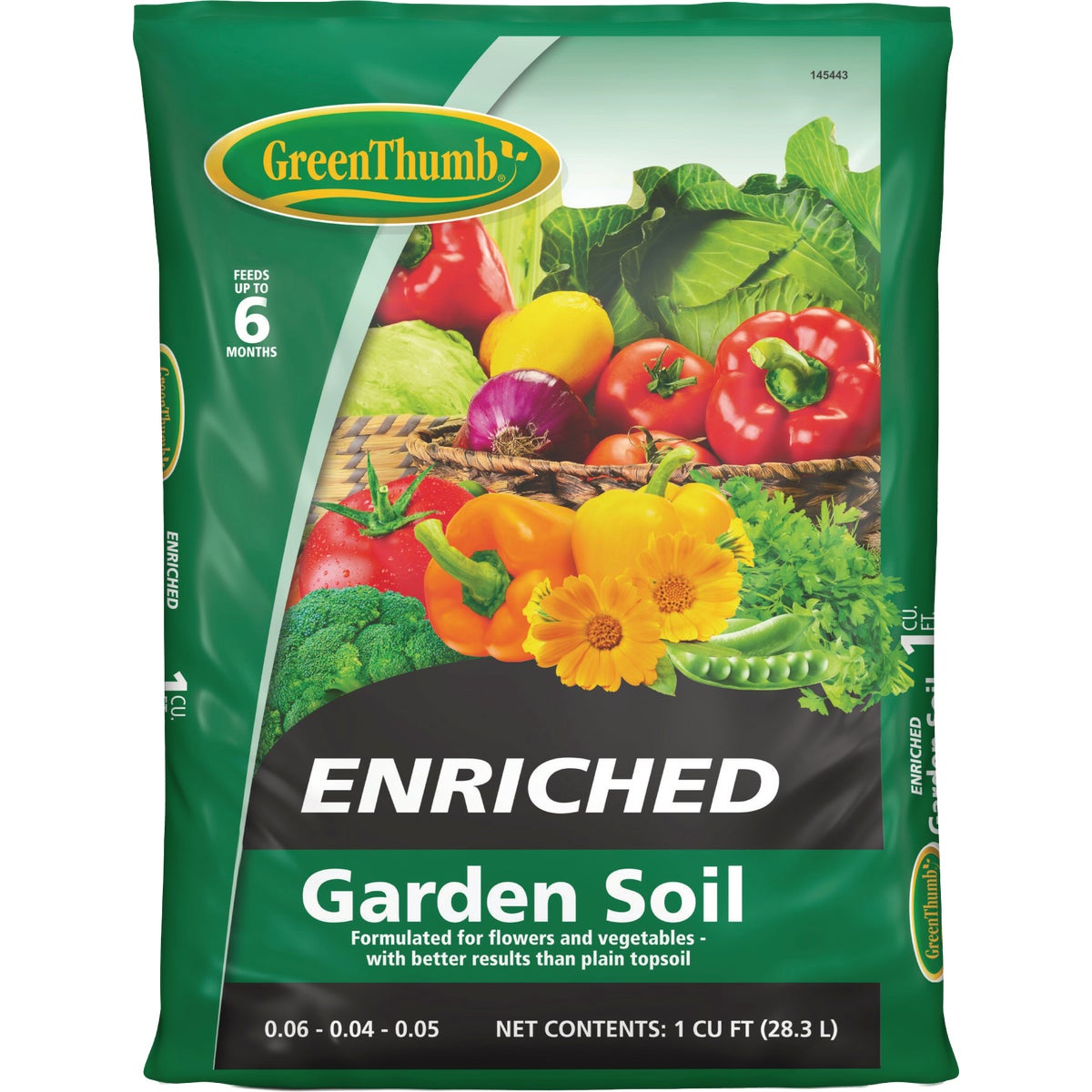 Green Thumb 1 Cu. Ft. Enriched Garden Soil