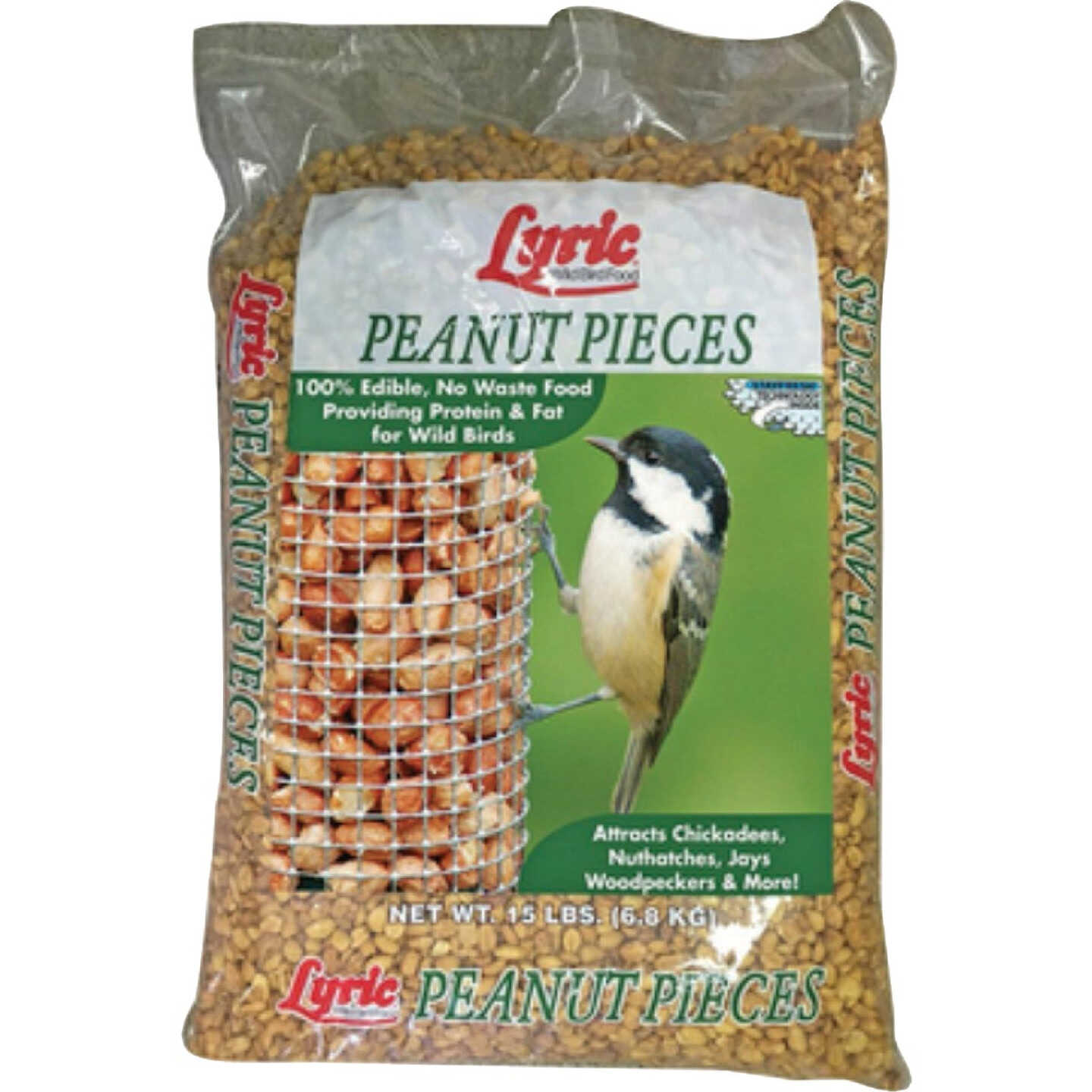 Lyric 15 Lb. Peanut Pieces Wild Bird Food Image 1