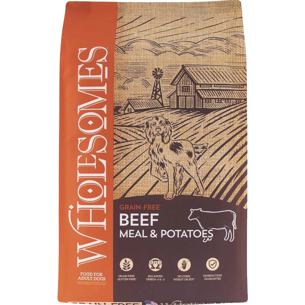 Wholesomes Grain-Free 35 Lb. Beef Meal & Potato Formula Dry Dog Food