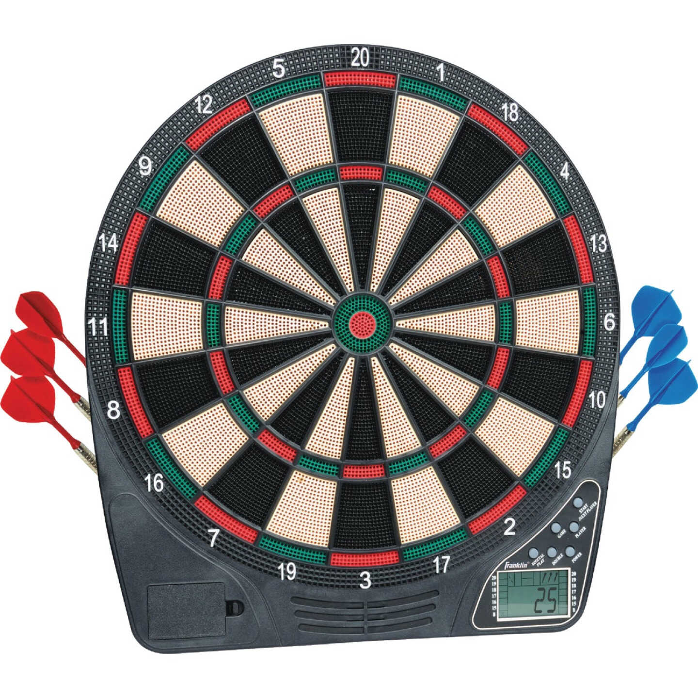 Franklin 13-1/2 In. Dia. Soft Tip Electronic Dartboard Image 1