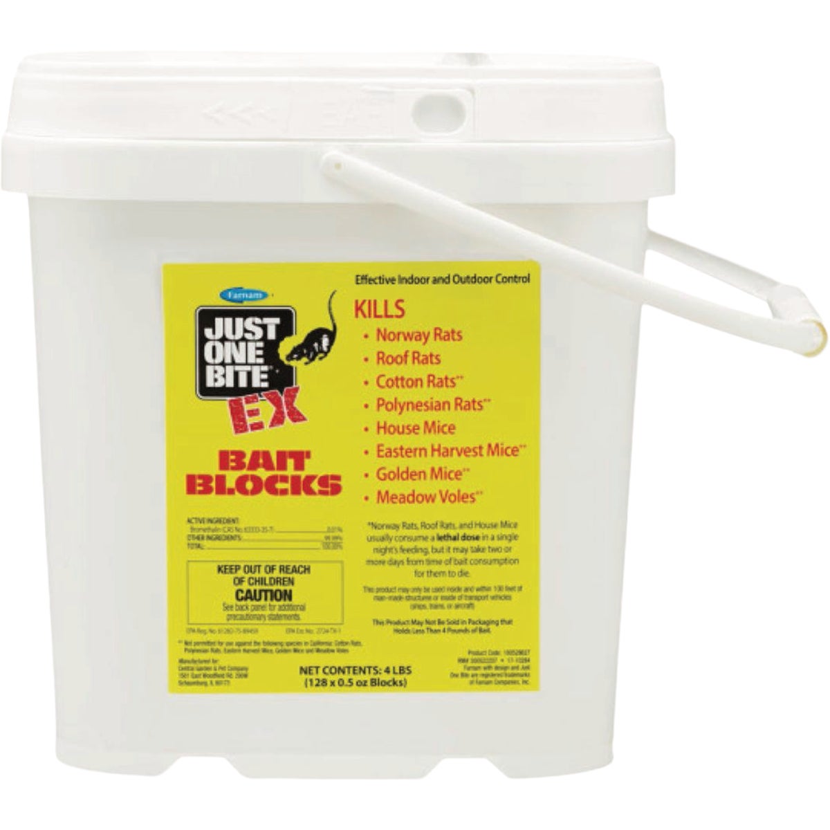 Just One Bite 0.5 Oz. Rat & Mouse Bait Blocks (128-Pack)