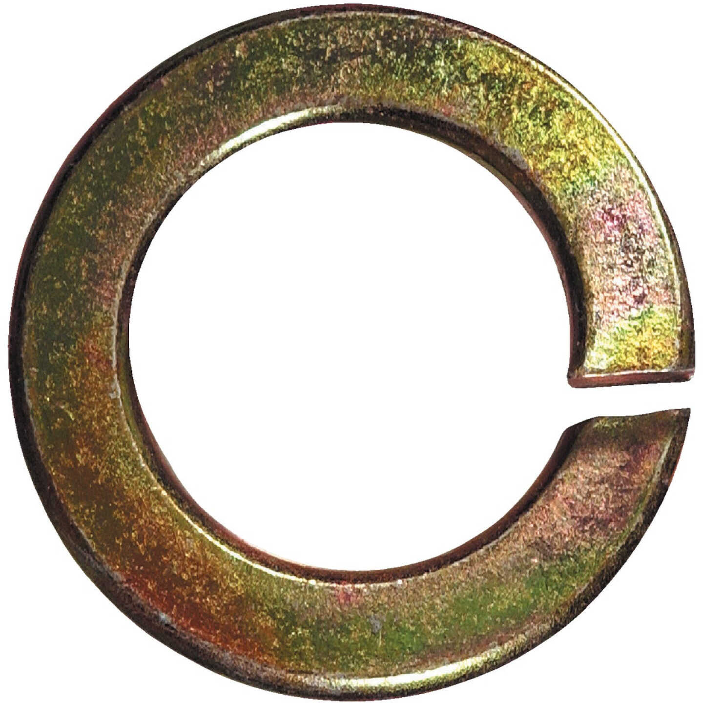 Hillman 1/4 In. Alloy Steel Yellow Dichromate Split Lock Washer (100 Ct.) Image 1