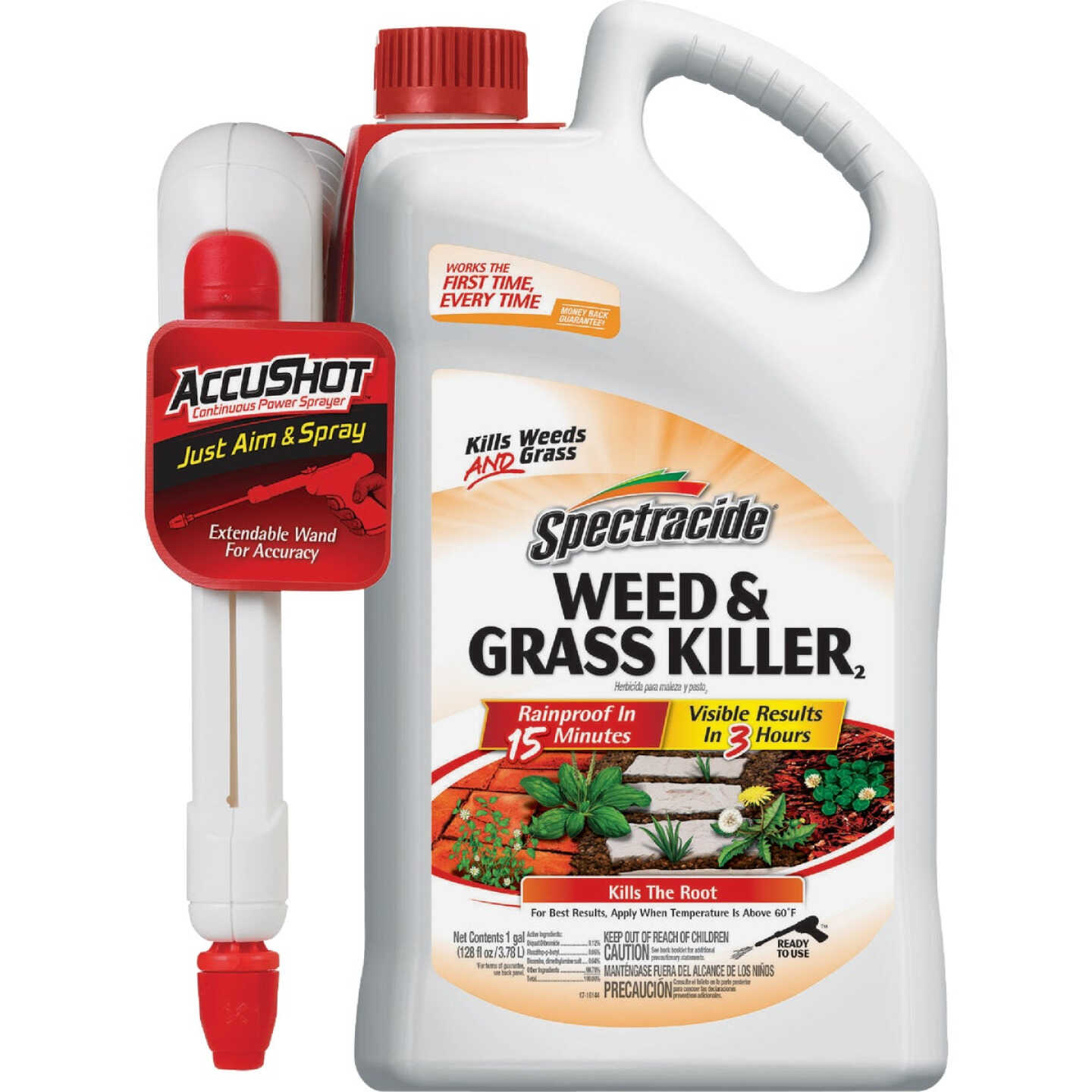 Spectracide Weed & Grass Killer2 1 Gal. Ready To Use with Accushot Sprayer Image 1