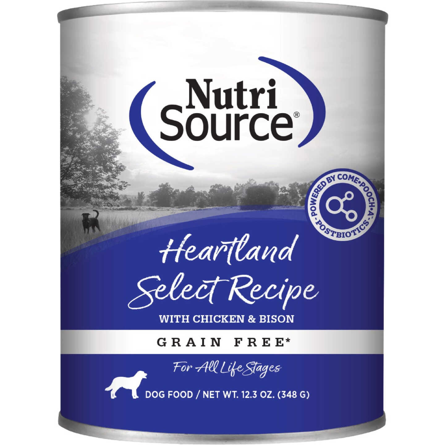 NutriSource 12.3 Oz. Heartland Select Recipe Grain Free Wet Dog Food Image 1