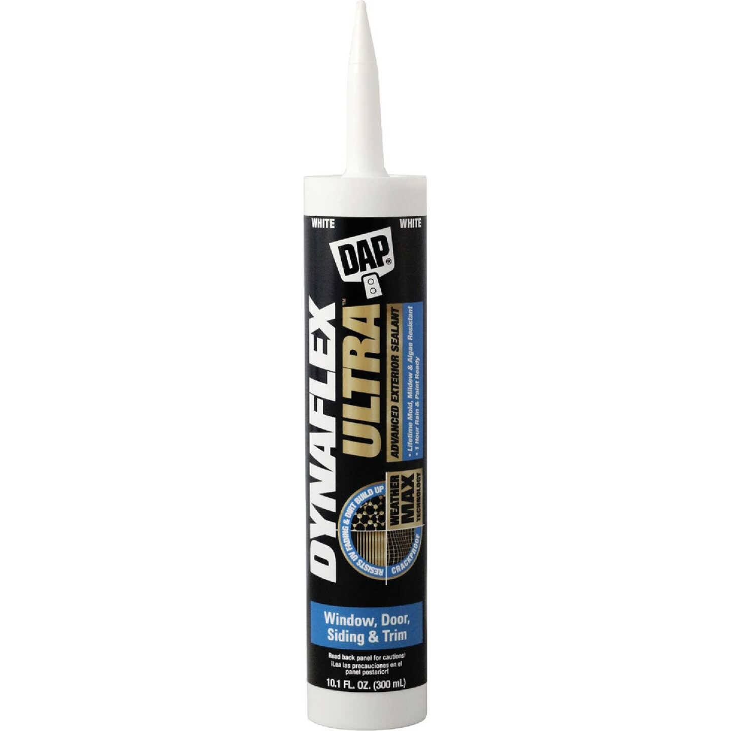 Dap Dynaflex Ultra 10.1 Oz. White Advanced Exterior Sealant for Window, Door & Siding Image 1