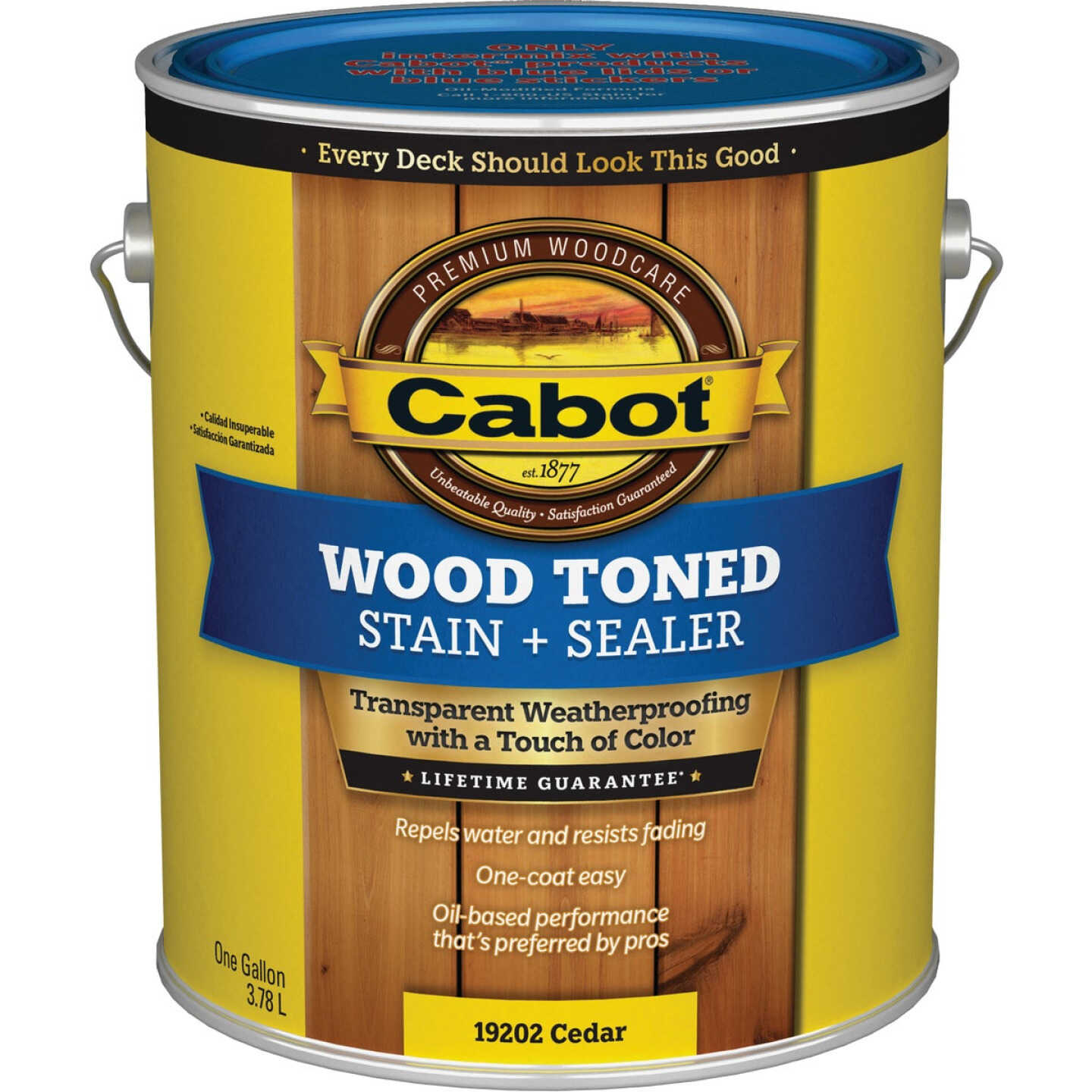 Cabot VOC Wood Toned Deck & Siding Exterior Stain & Sealer, 19202 Cedar, 1 Gal. Image 7